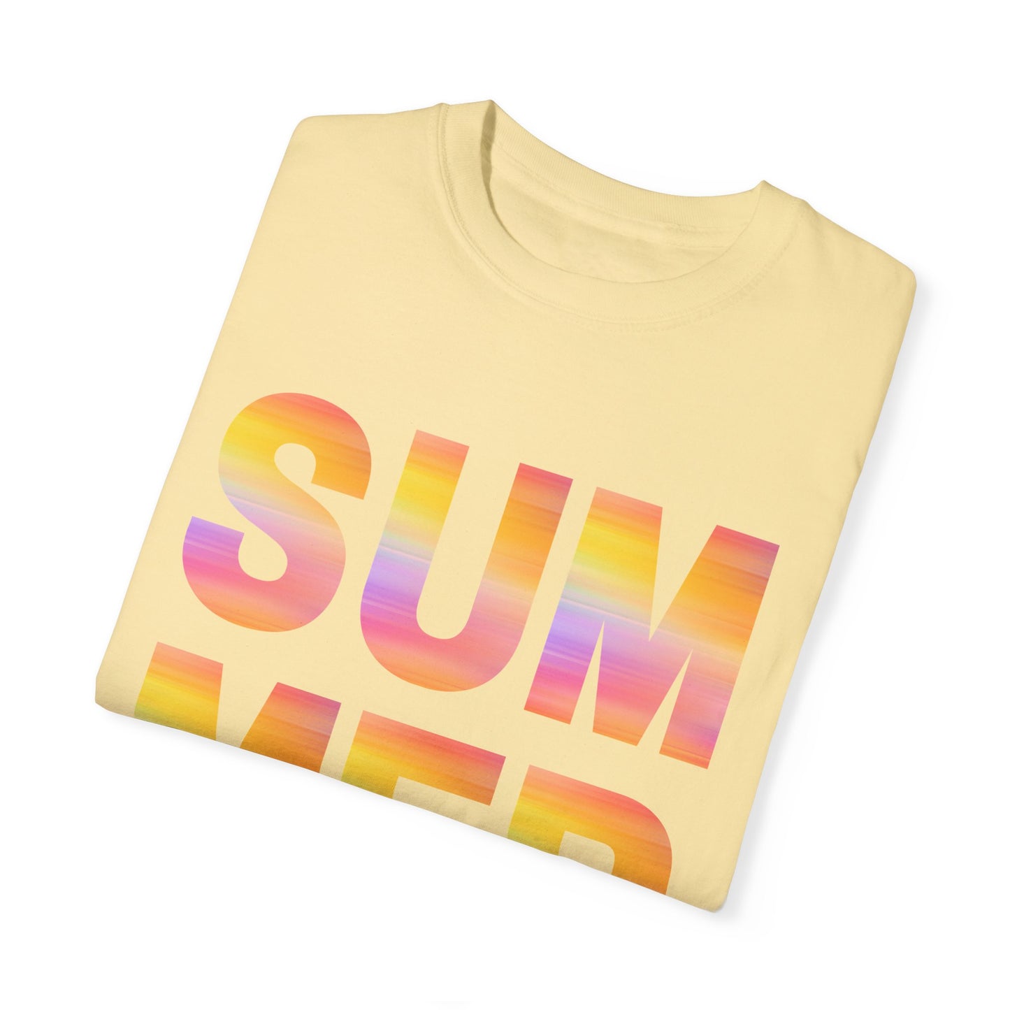 Summer Ombre Letters T-Shirt