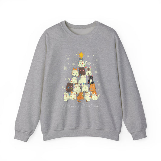 Meowy Christmas Crewneck Sweatshirt