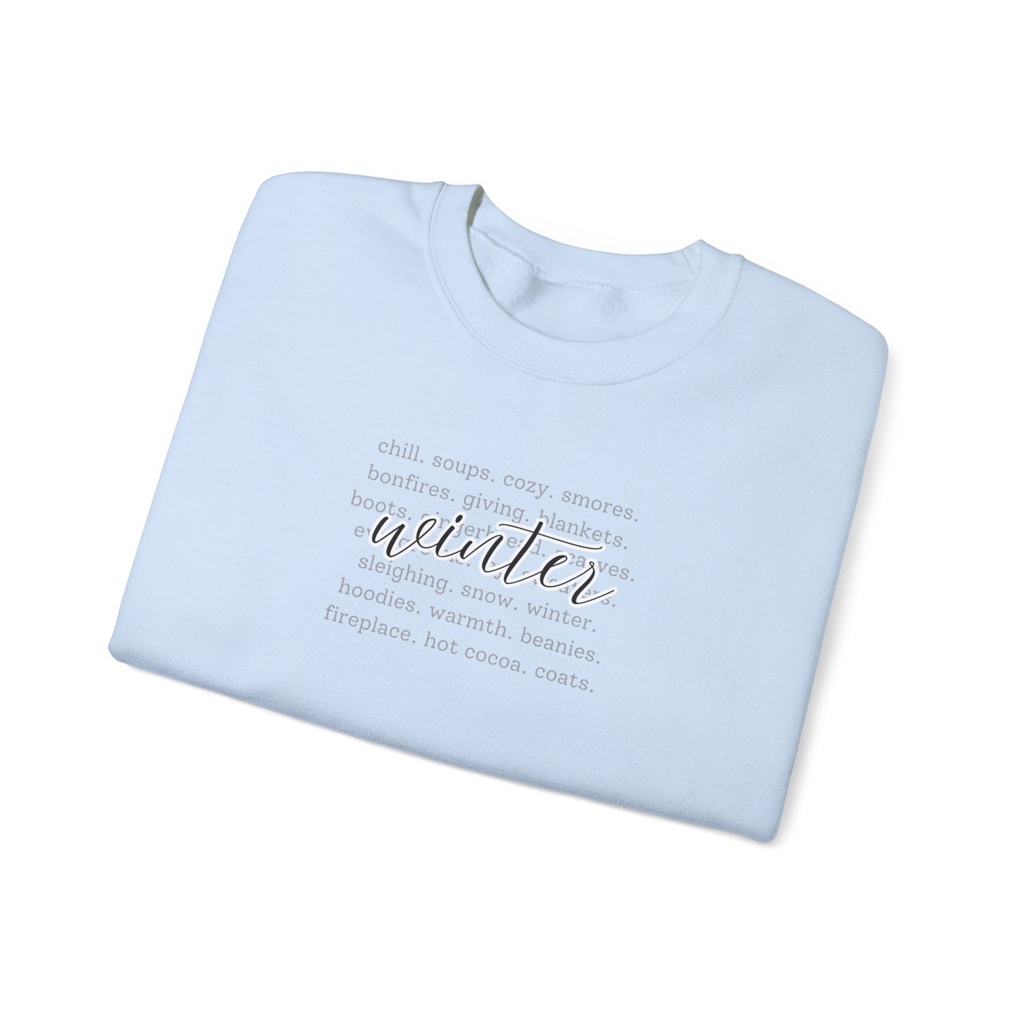 Winter Activities Crewneck Sweatshirt