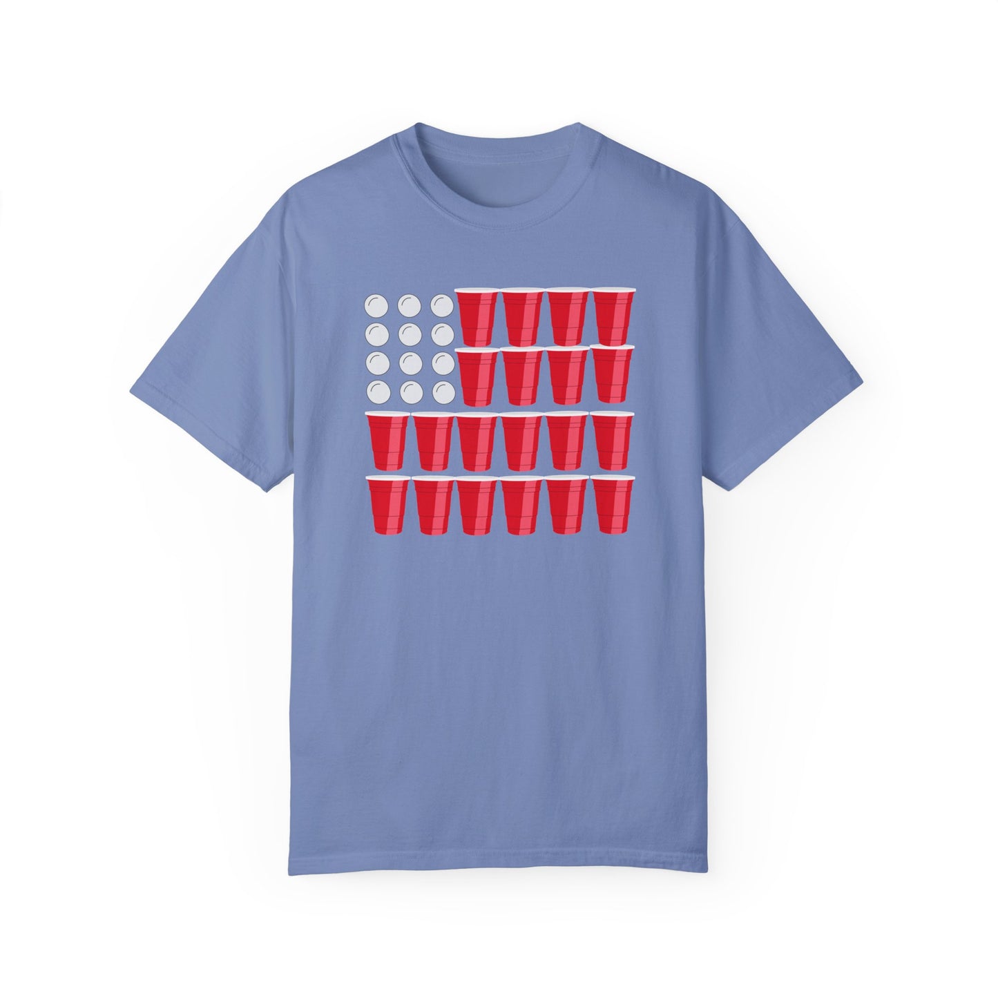 Beer Pong Flag T-Shirt