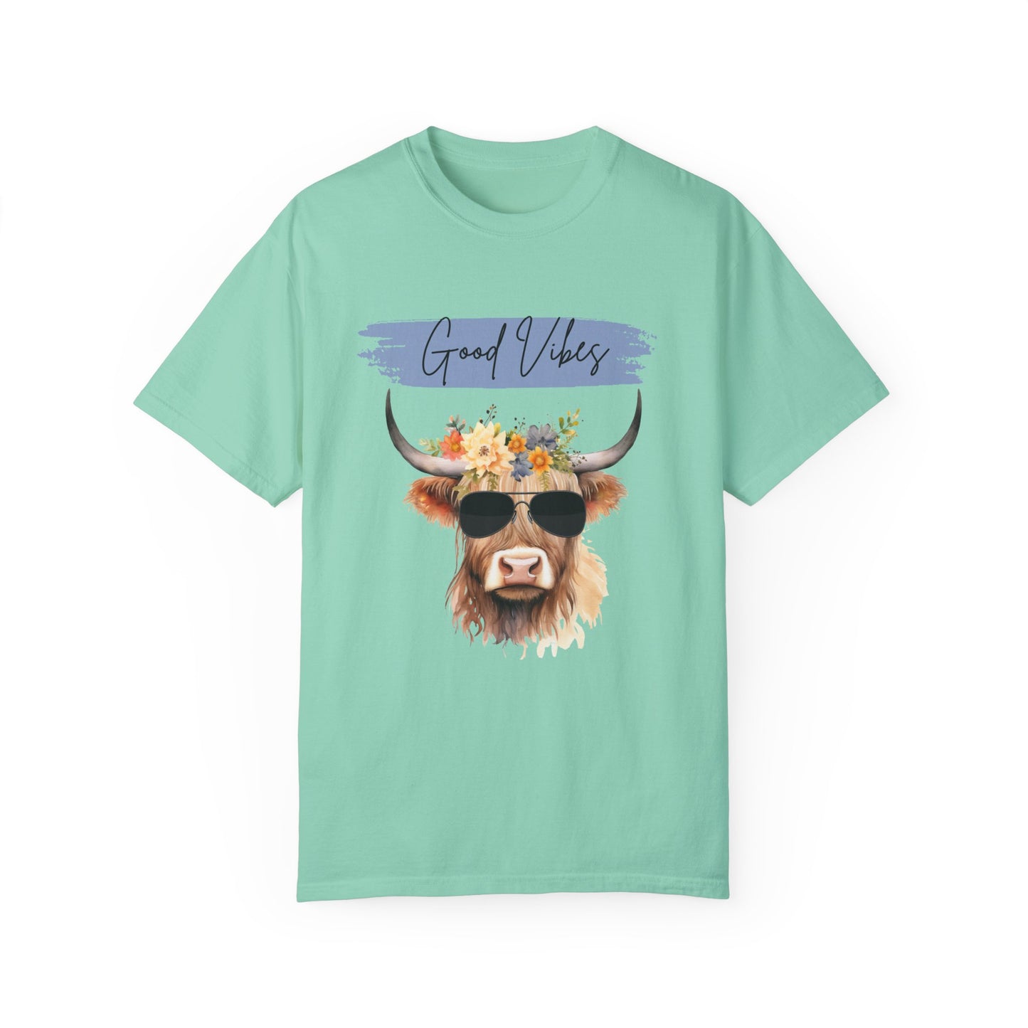 Good Vibes Highland Cow T-Shirt