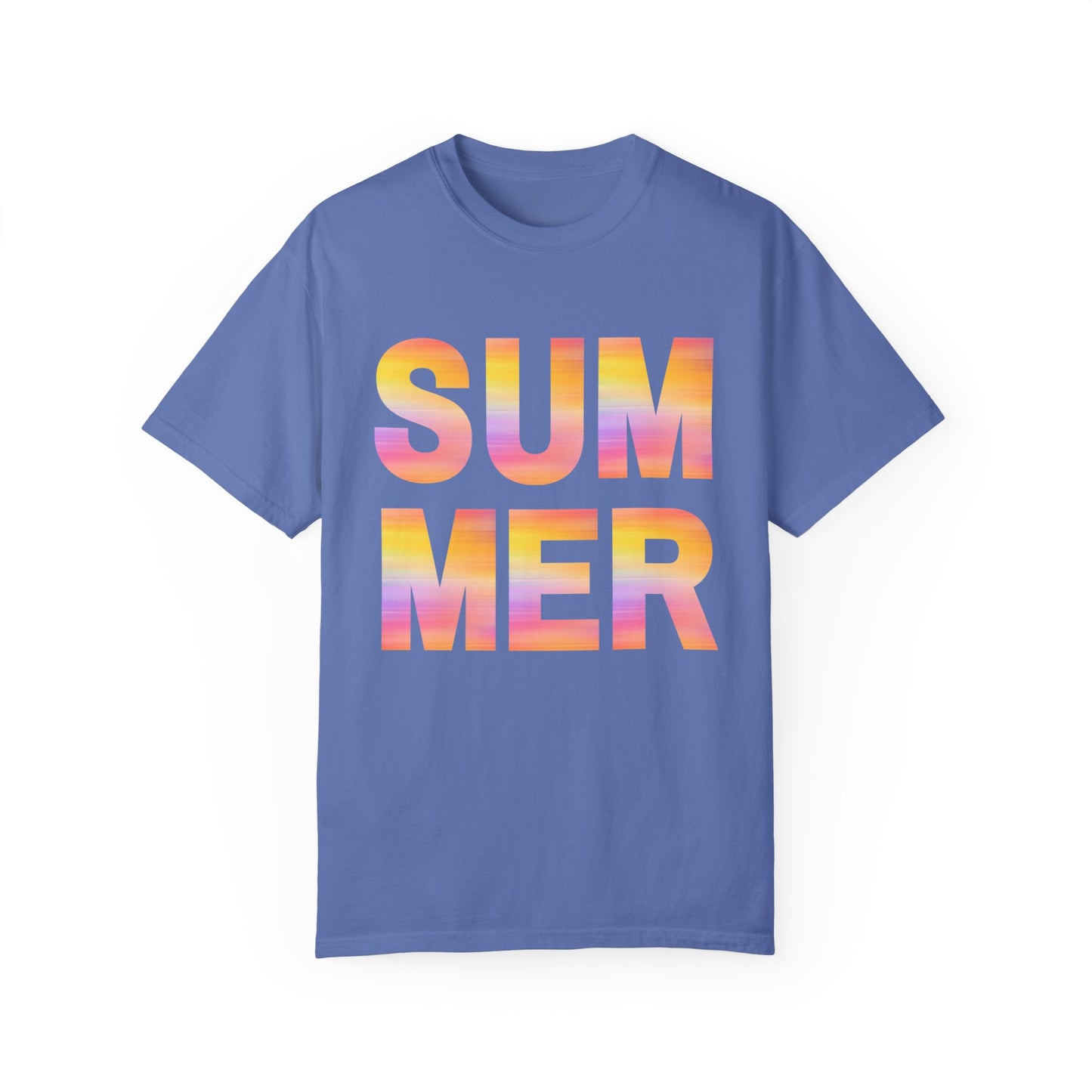 Summer Ombre Letters T-Shirt