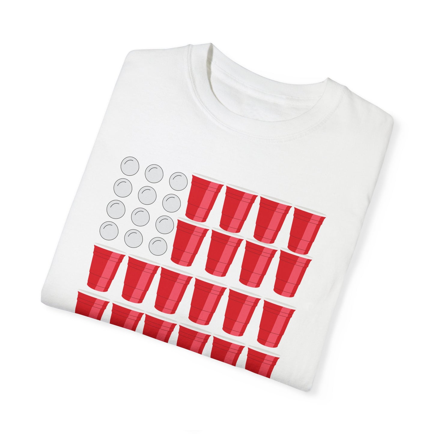 Beer Pong Flag T-Shirt