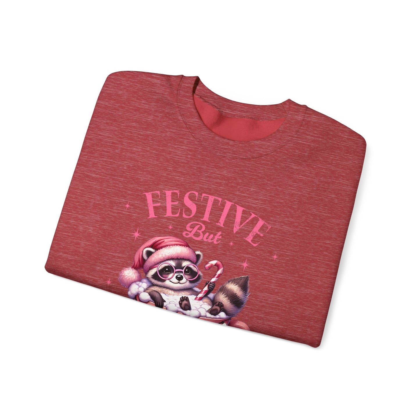 Festive But Feral Crewneck Sweatshirt