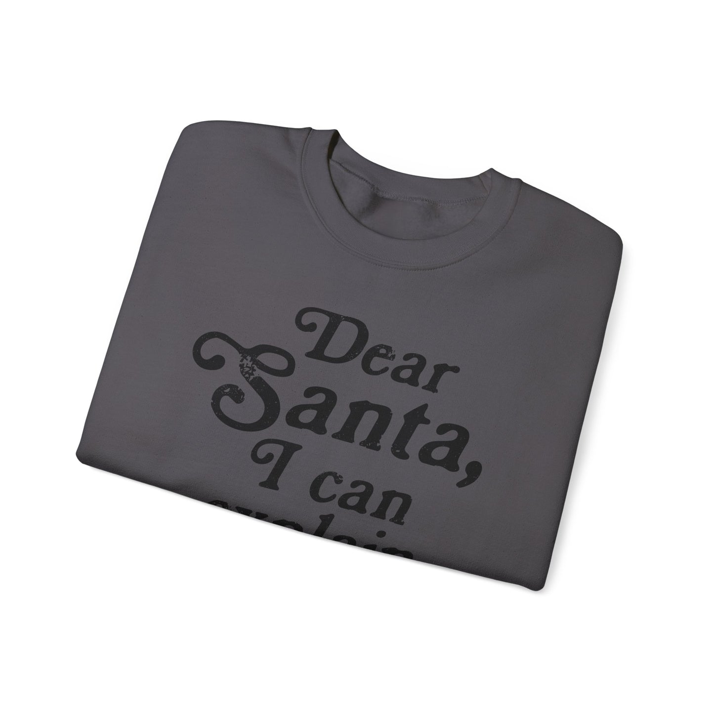 Dear Santa, I can Explain Crewneck Sweatshirt