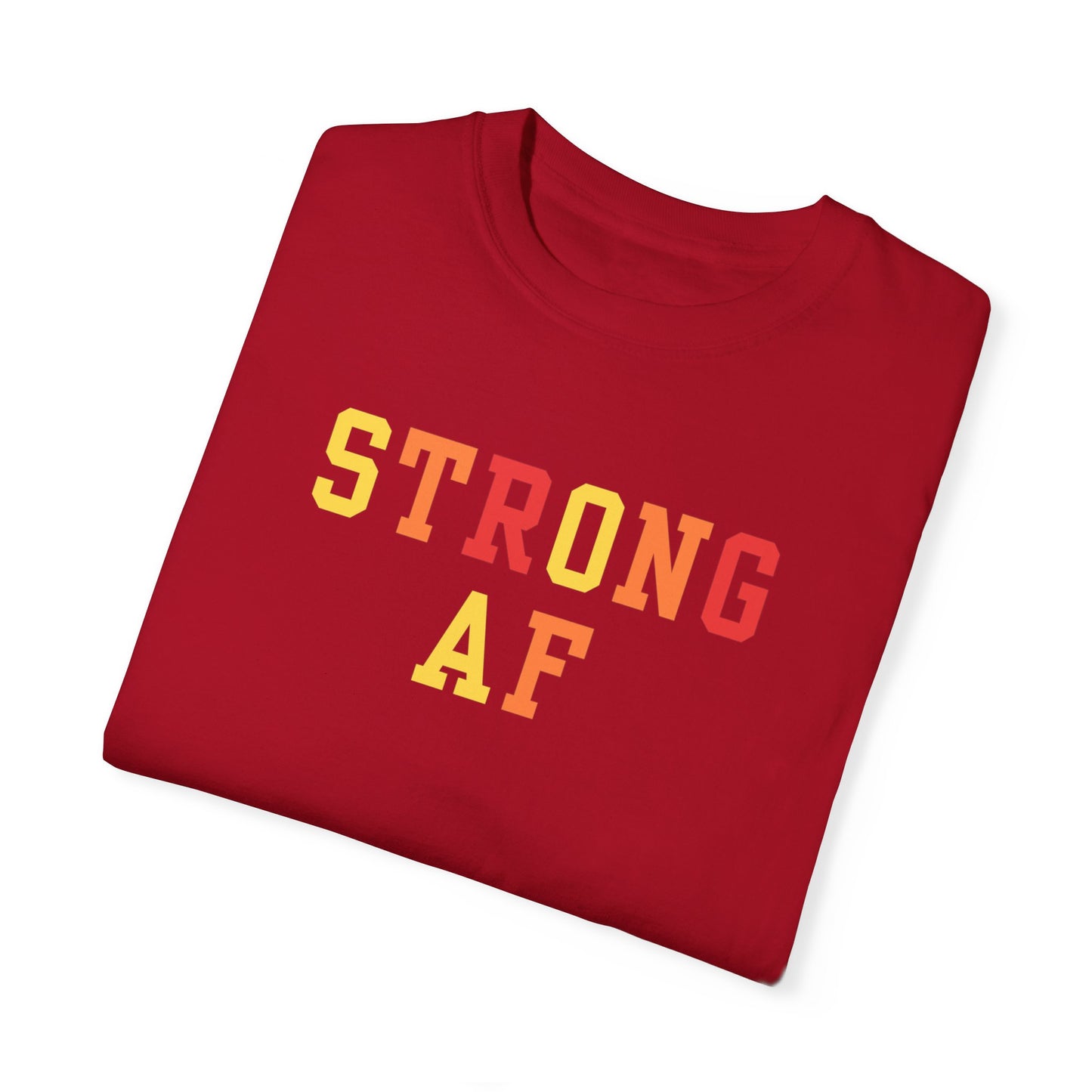 Strong AF T-Shirt (Red/Orange)