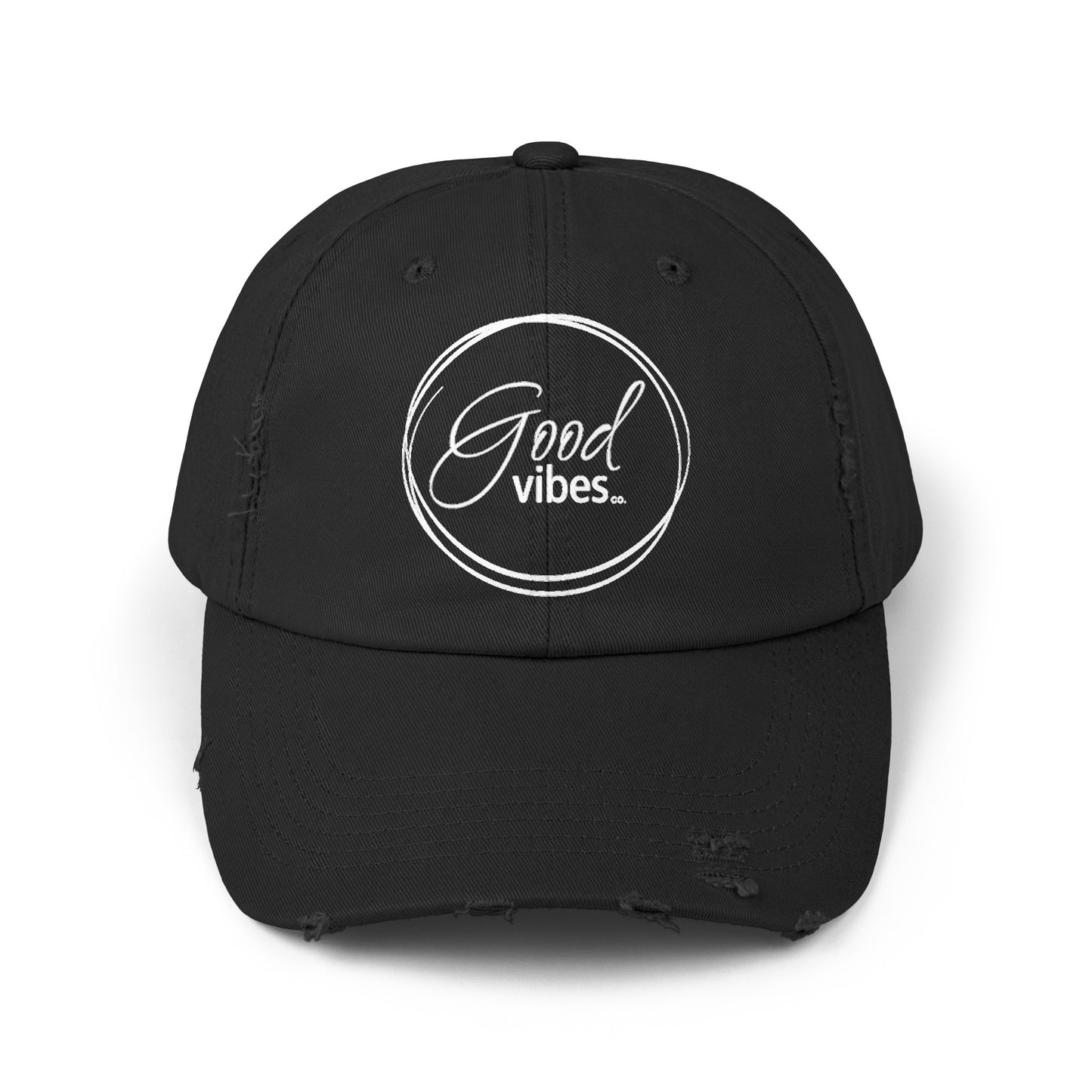 Good Vibes LOGO Distressed Hat