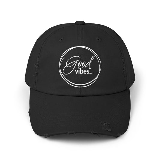 Good Vibes LOGO Distressed Hat