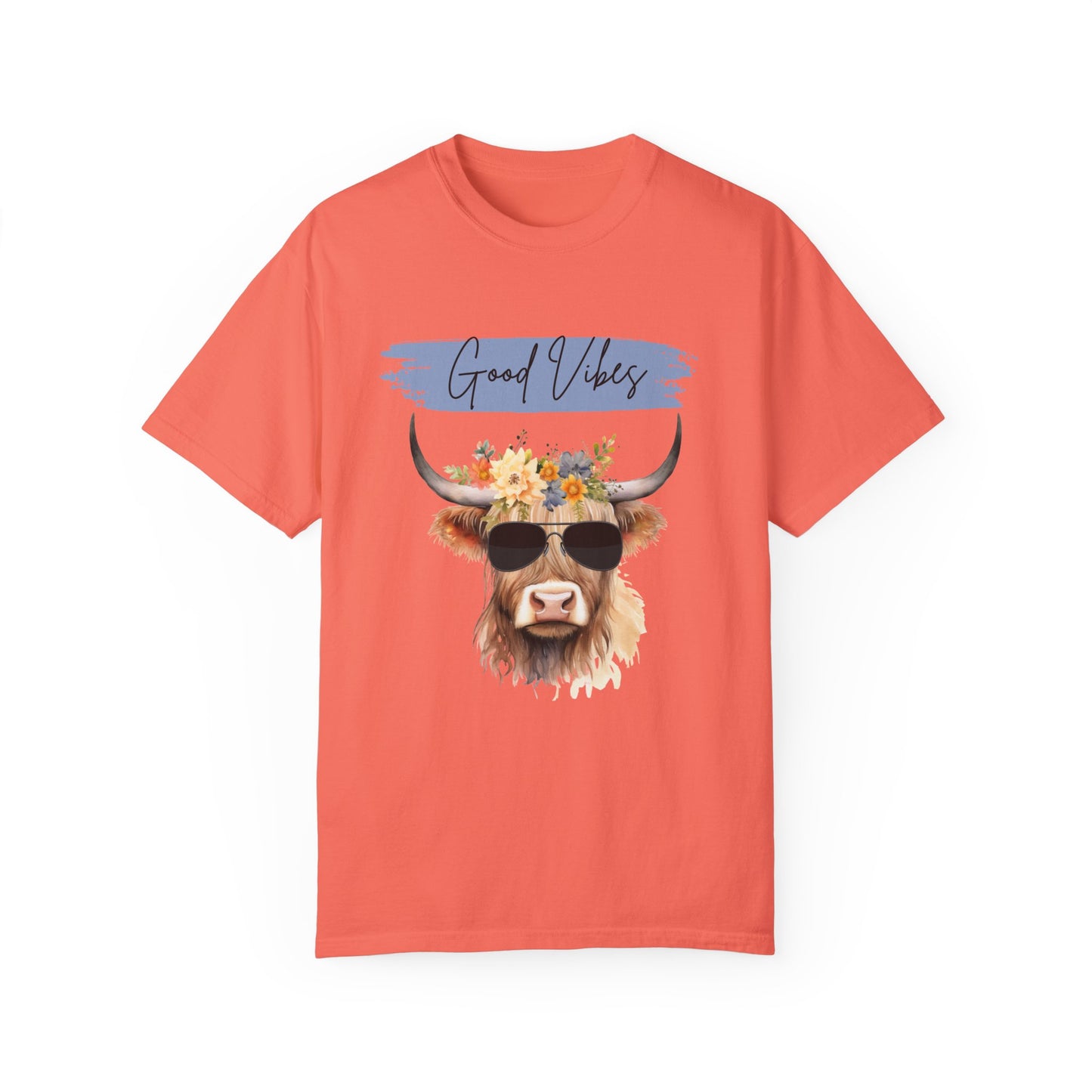 Good Vibes Highland Cow T-Shirt