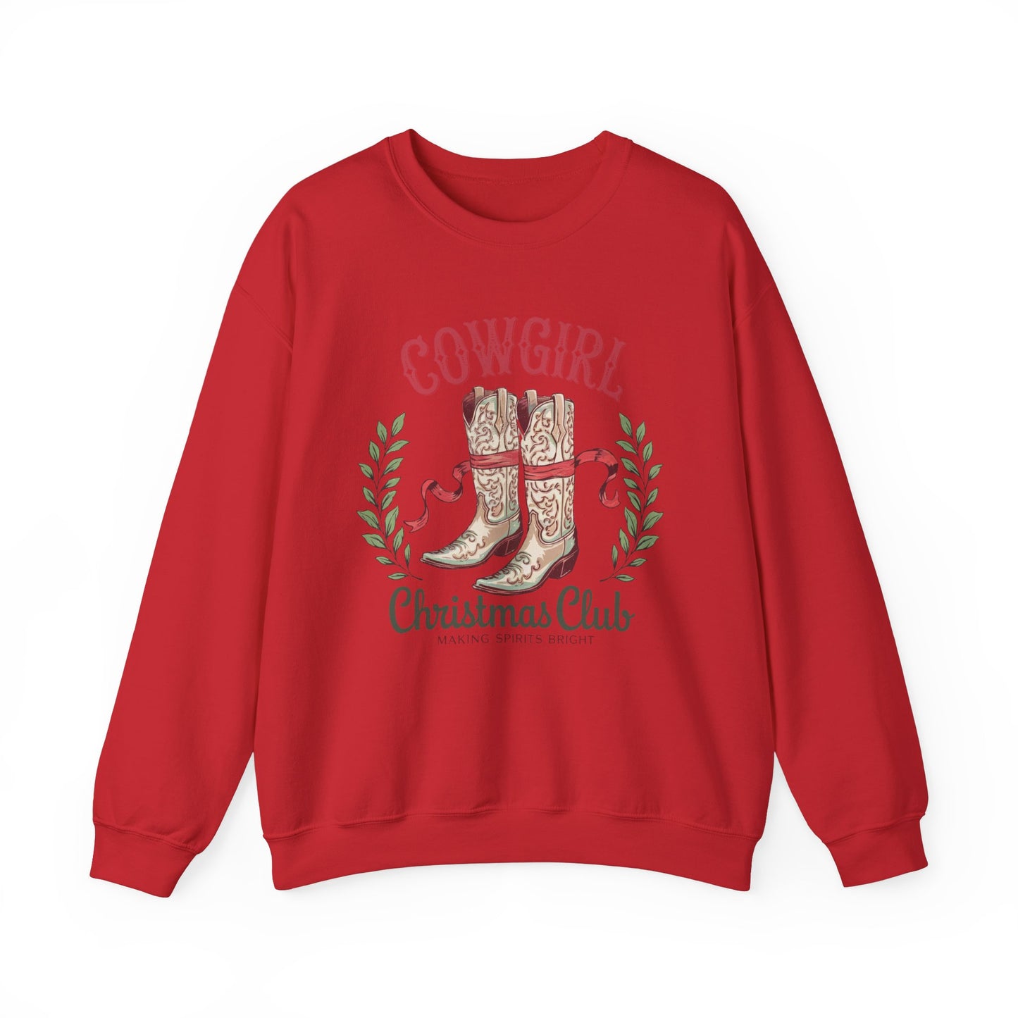 Cowgirl Christmas Club Crewneck Sweatshirt