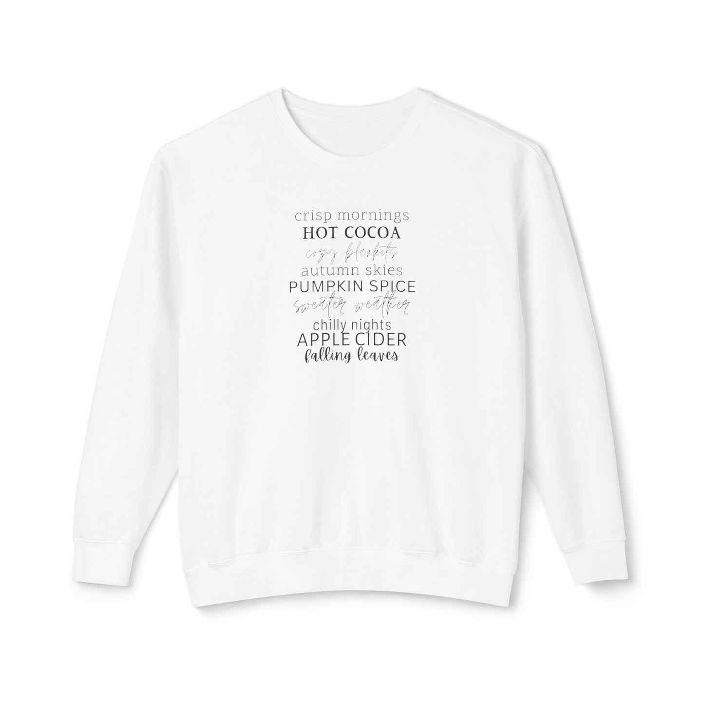 Fall Activities Lightweight Crewneck