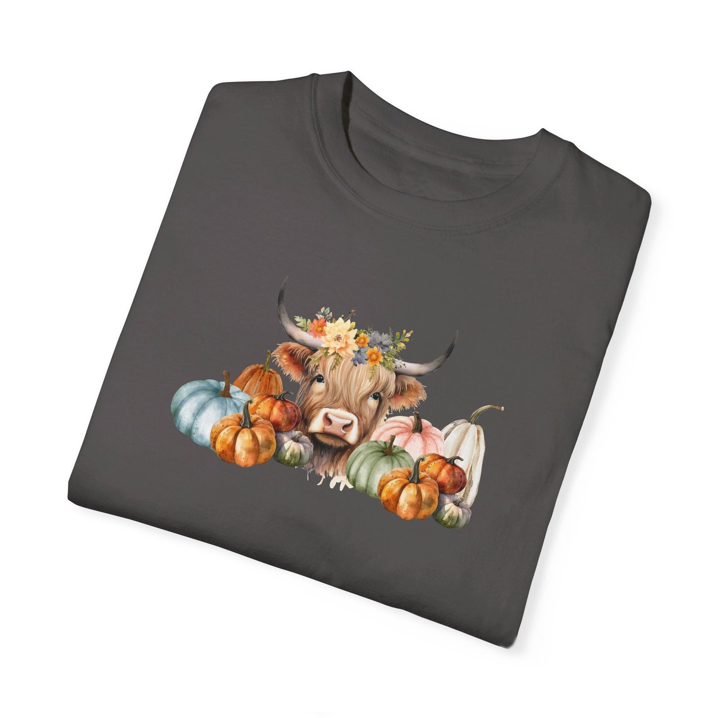 Highland Cow Pumpkin T-Shirt