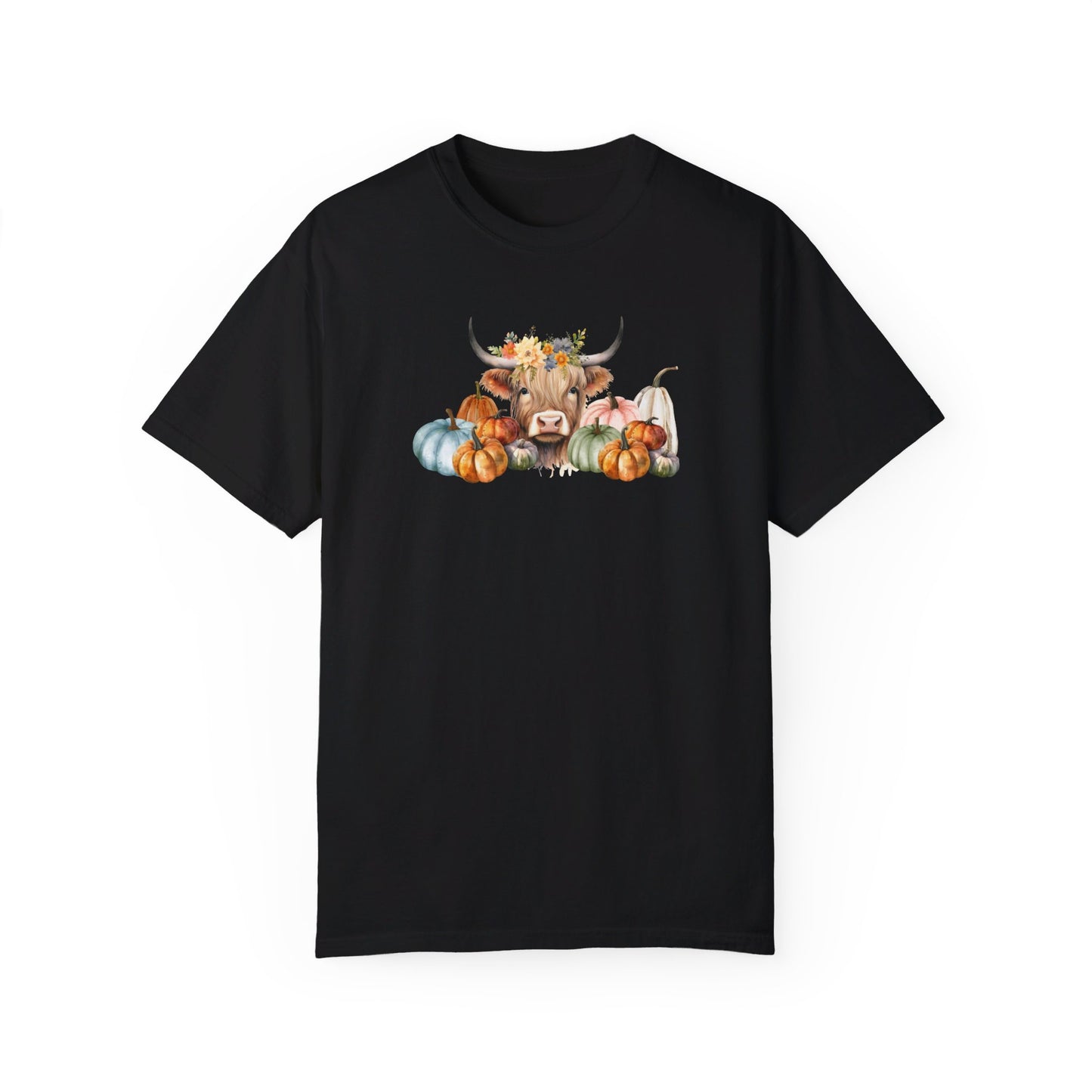 Highland Cow Pumpkin T-Shirt