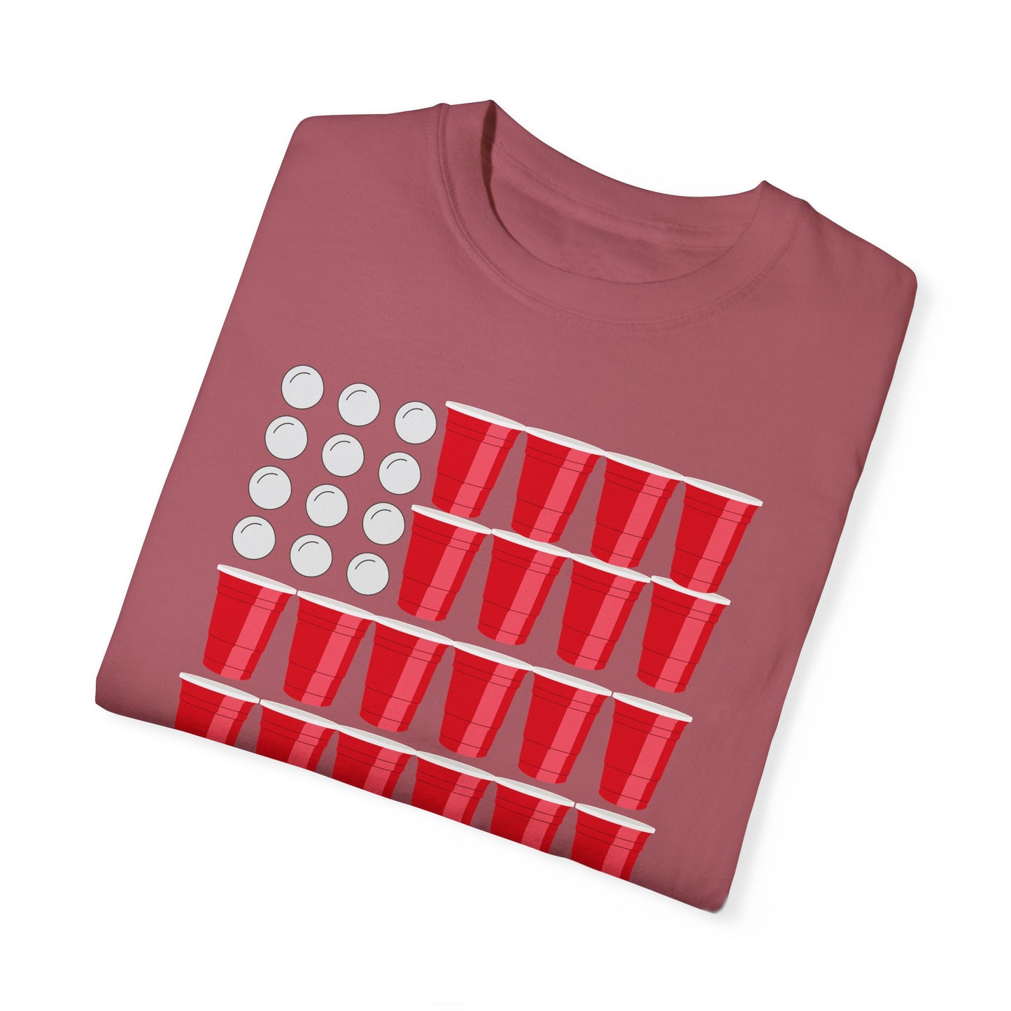 Beer Pong Flag T-Shirt