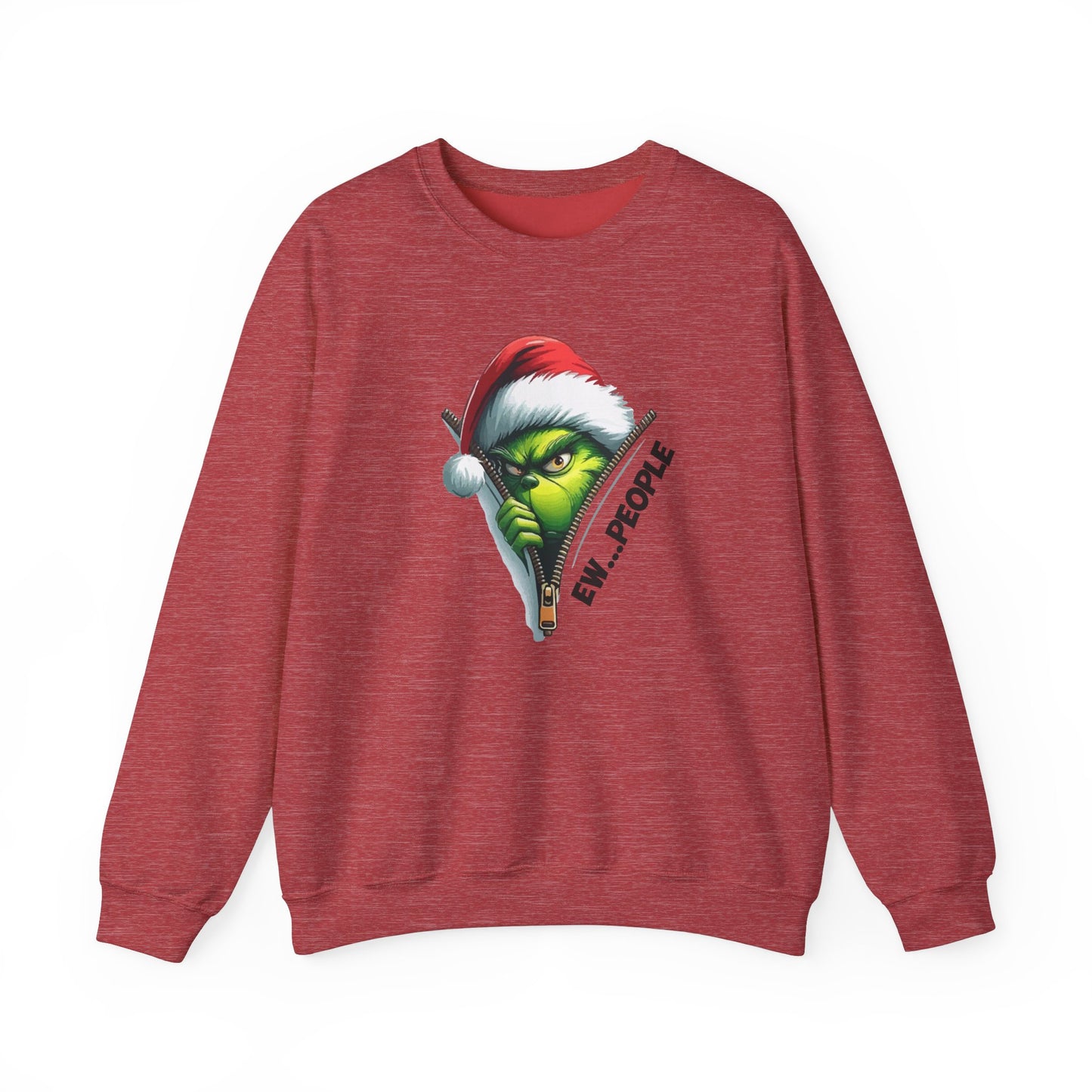 Grinch Ew..People Crewneck Sweatshirt