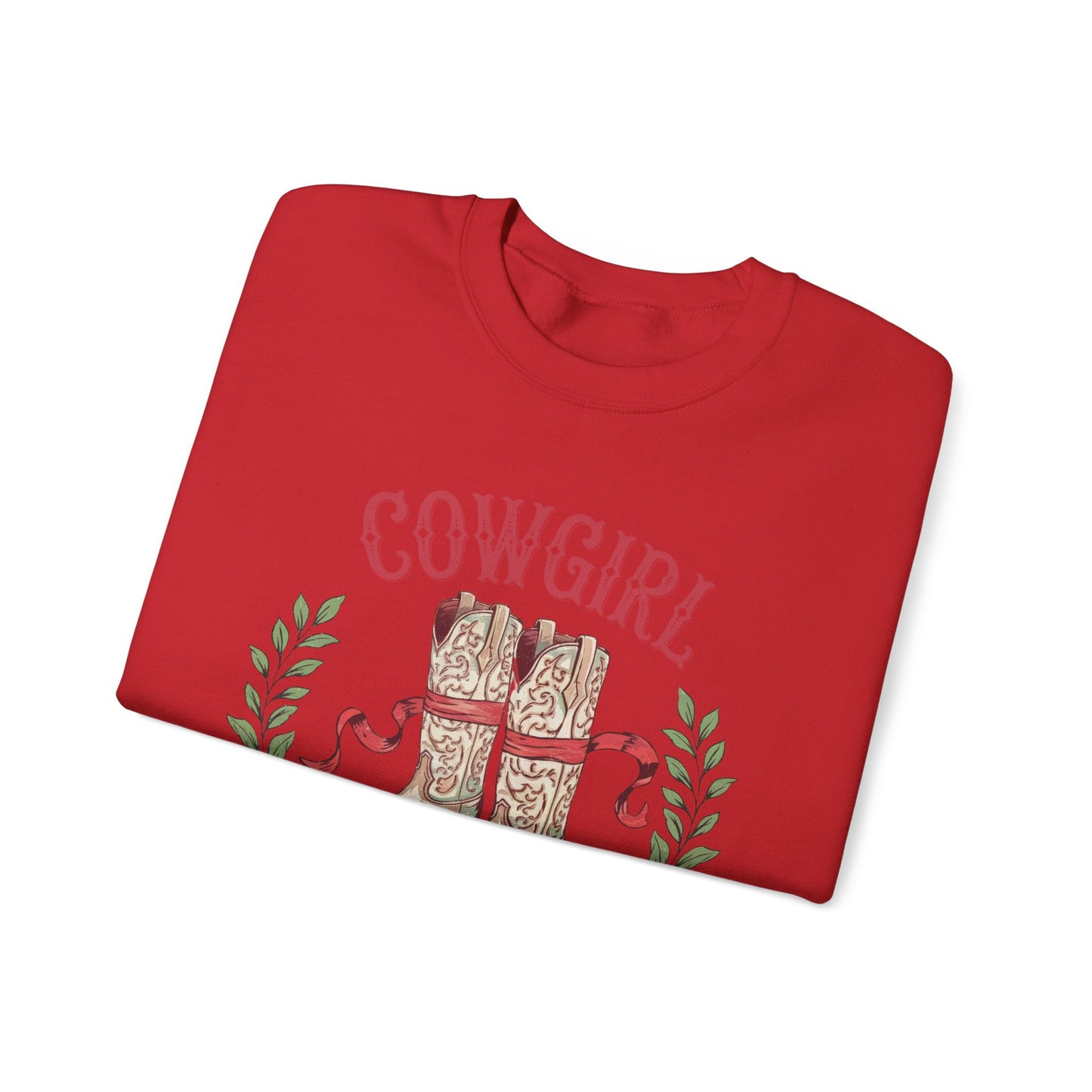 Cowgirl Christmas Club Crewneck Sweatshirt