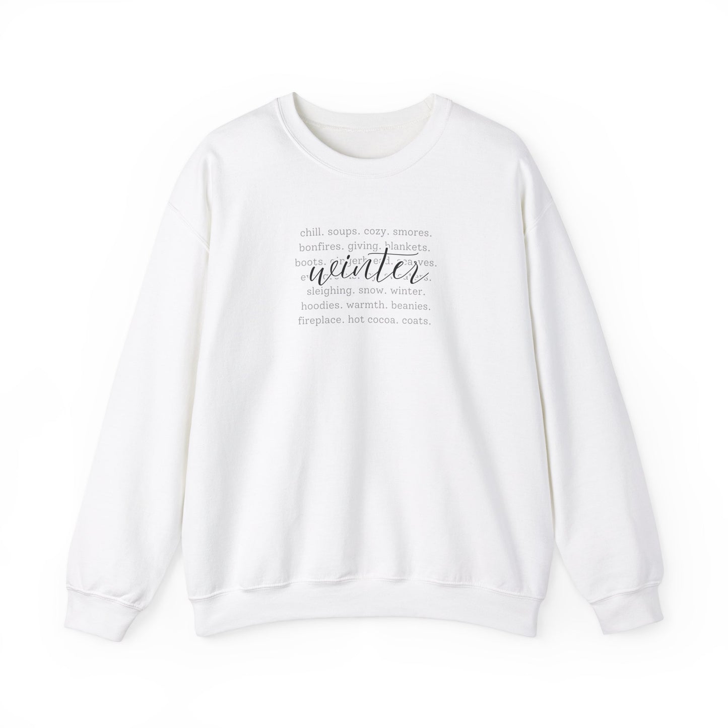 Winter Activities Crewneck Sweatshirt