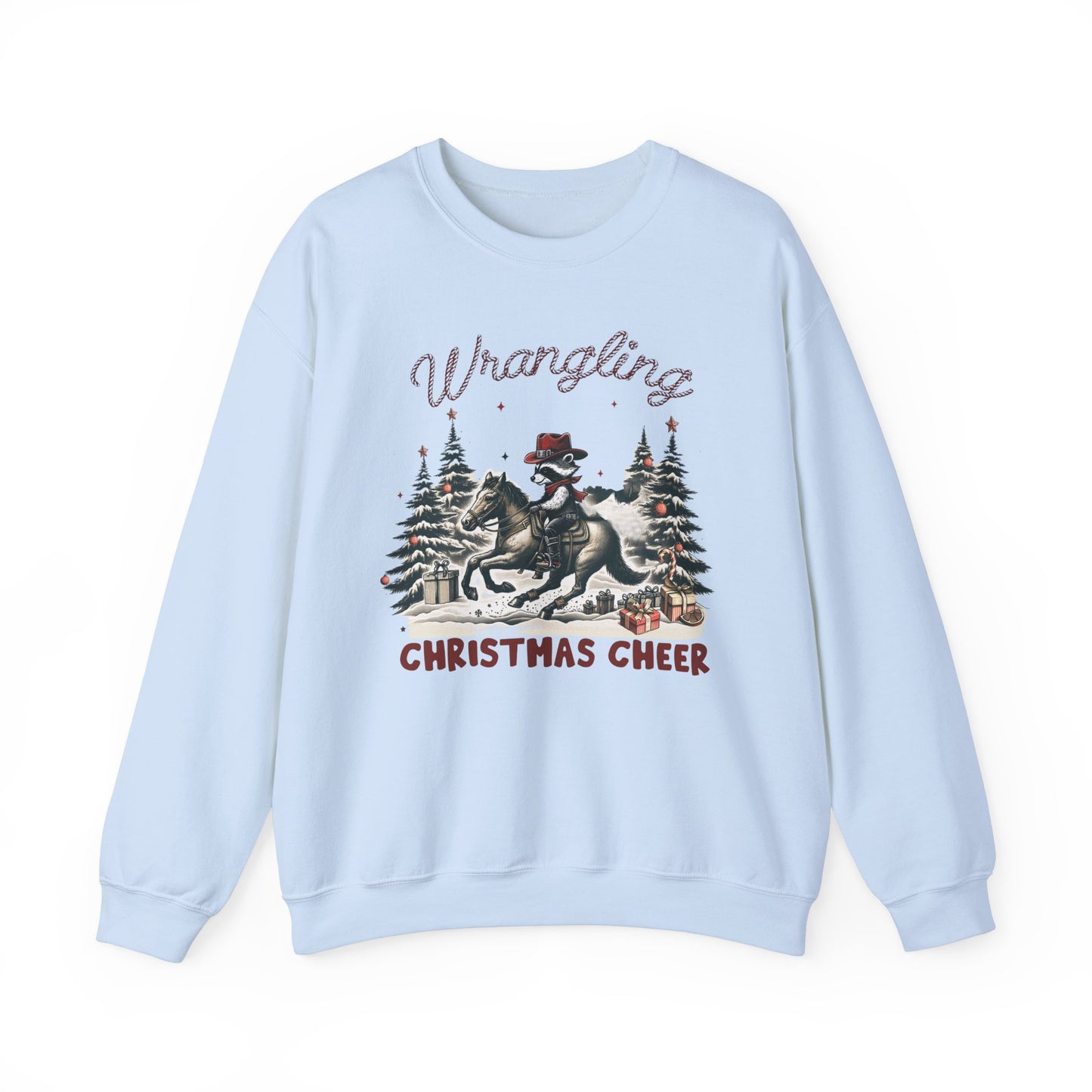 Wrangling Christmas Cheer Crewneck Sweatshirt