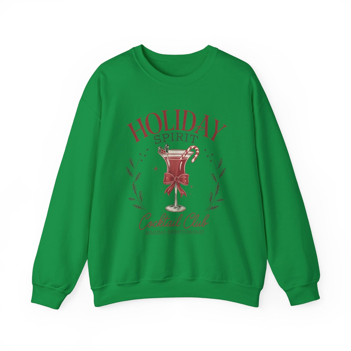 Holiday Spirit Cocktail Club Crewneck Sweatshirt