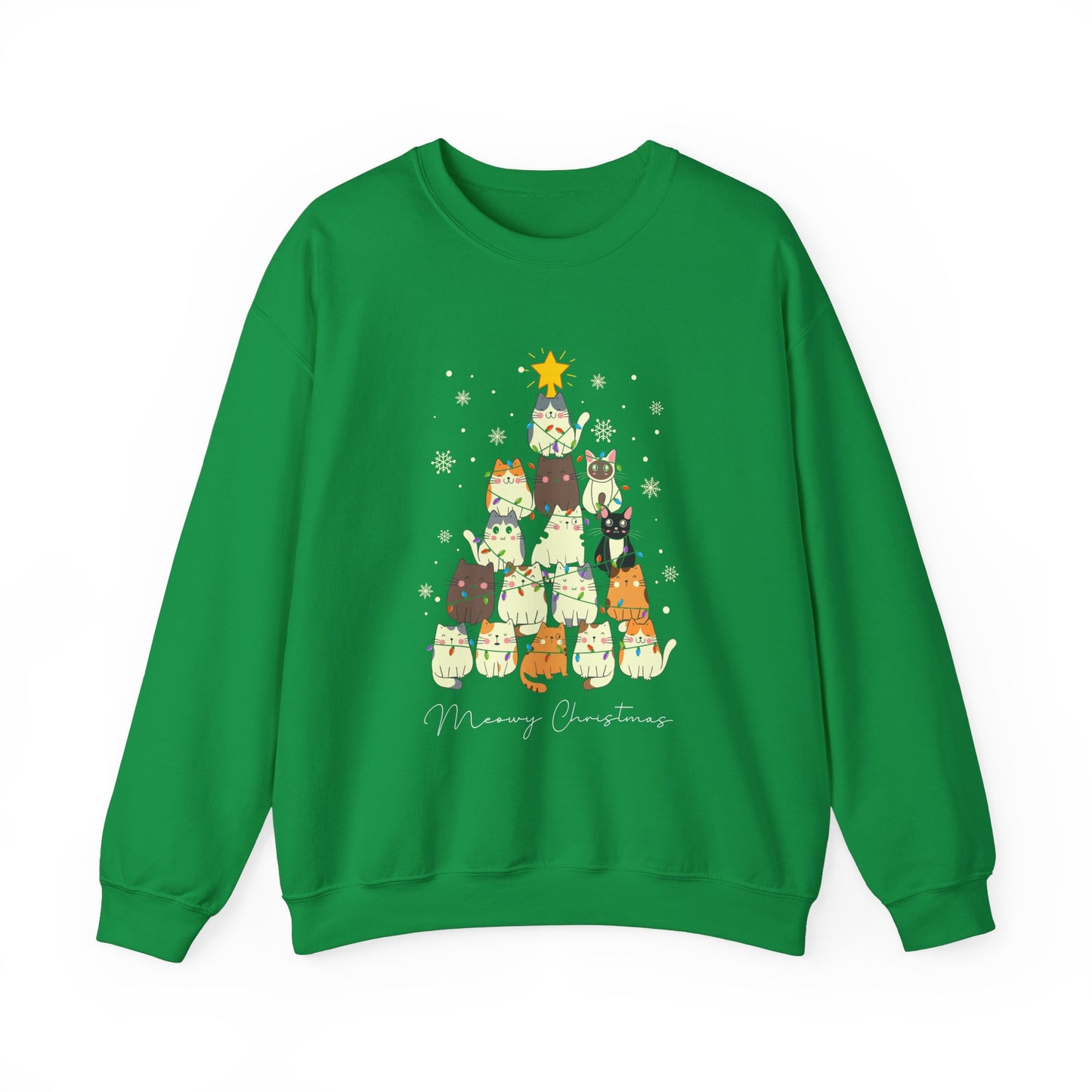 Meowy Christmas Crewneck Sweatshirt