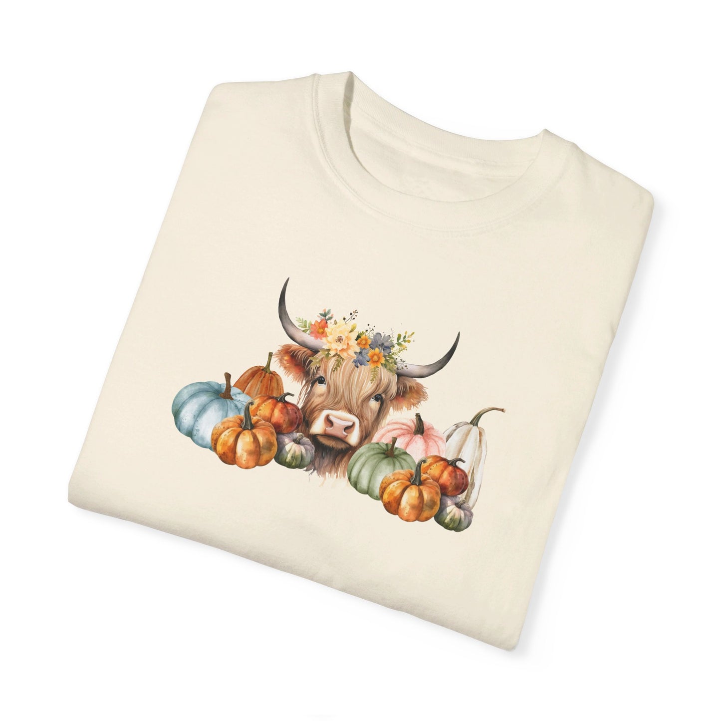 Highland Cow Pumpkin T-Shirt