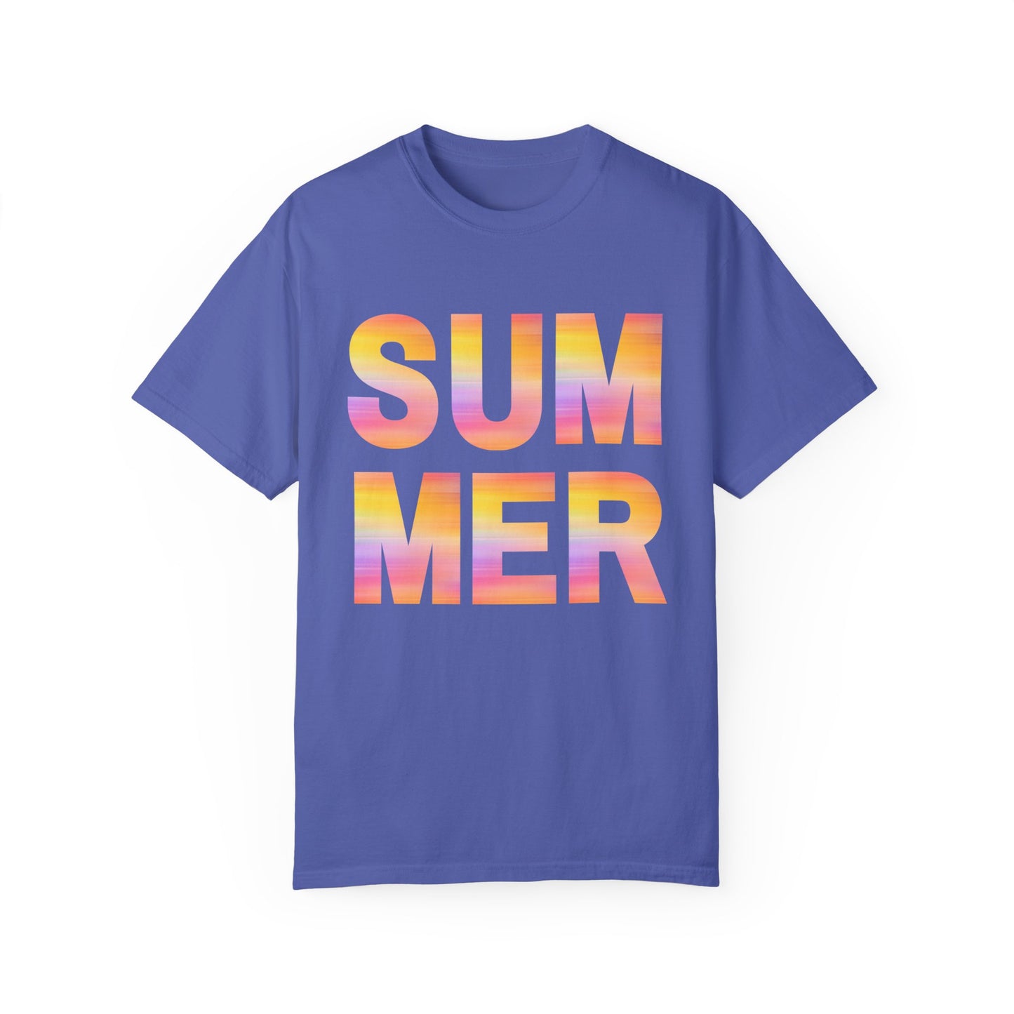 Summer Ombre Letters T-Shirt