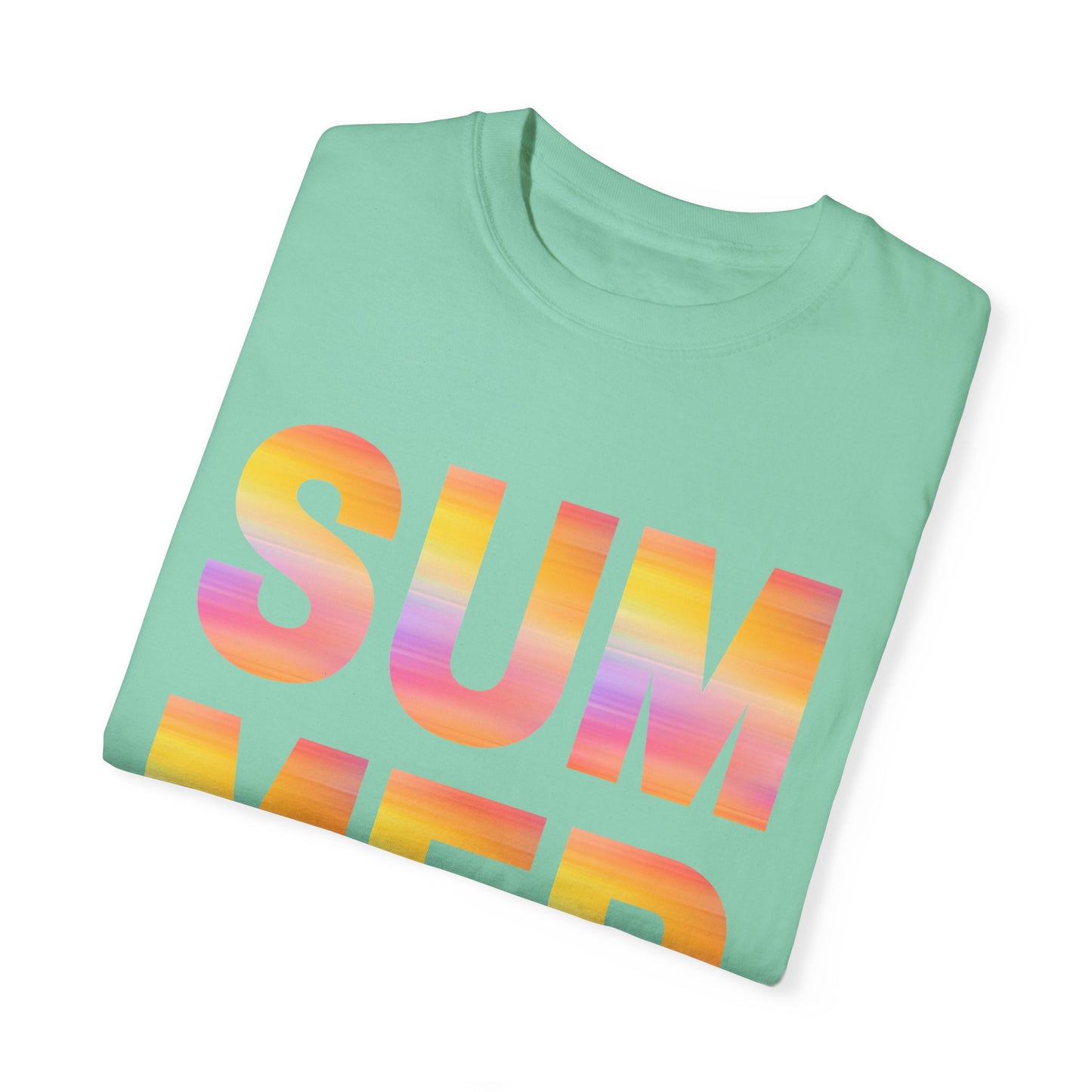 Summer Ombre Letters T-Shirt