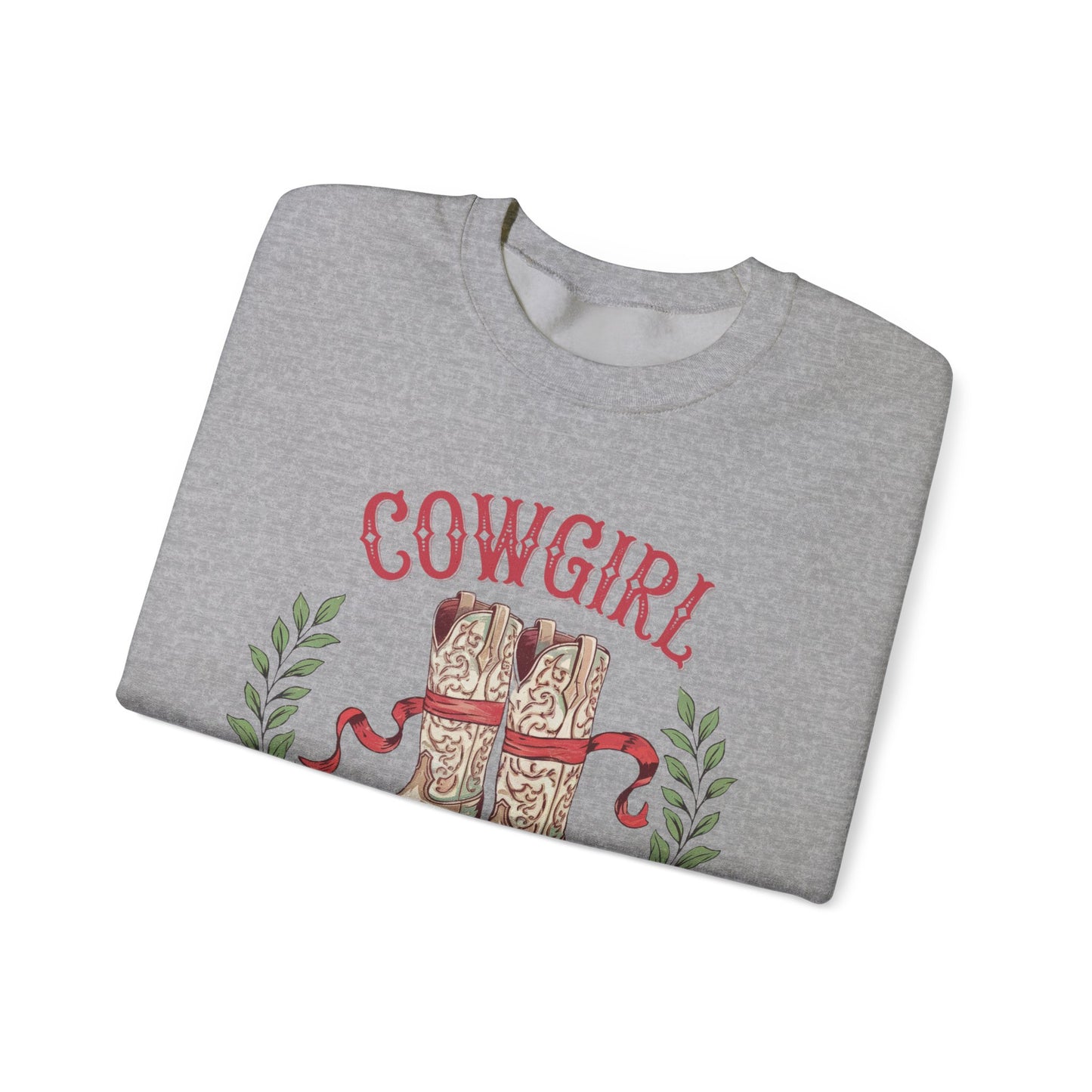 Cowgirl Christmas Club Crewneck Sweatshirt