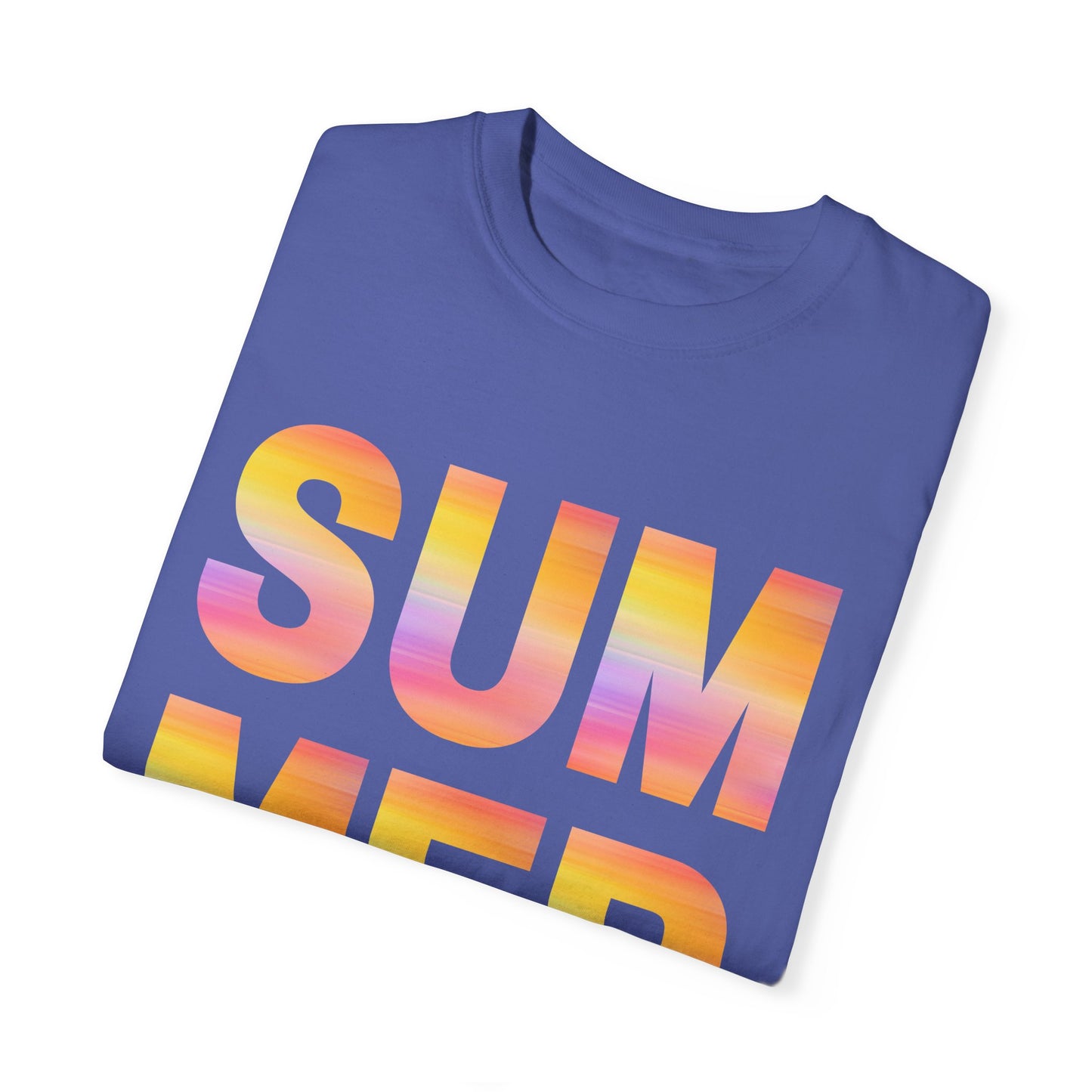 Summer Ombre Letters T-Shirt