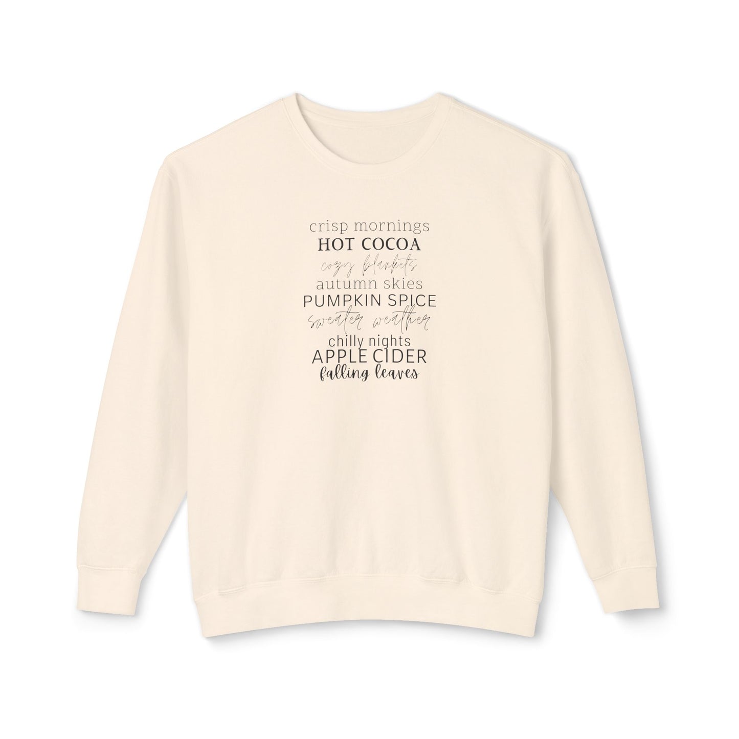 Fall Activities Lightweight Crewneck