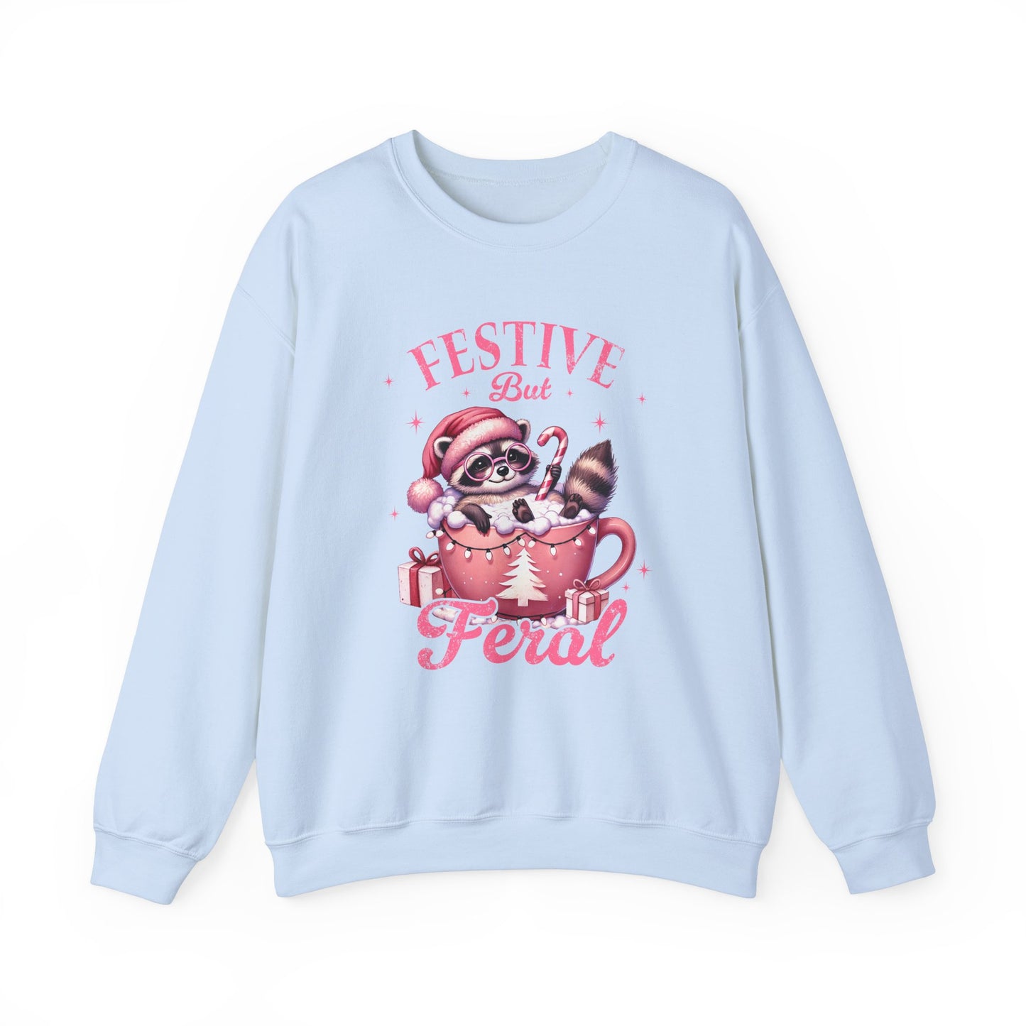 Festive But Feral Crewneck Sweatshirt