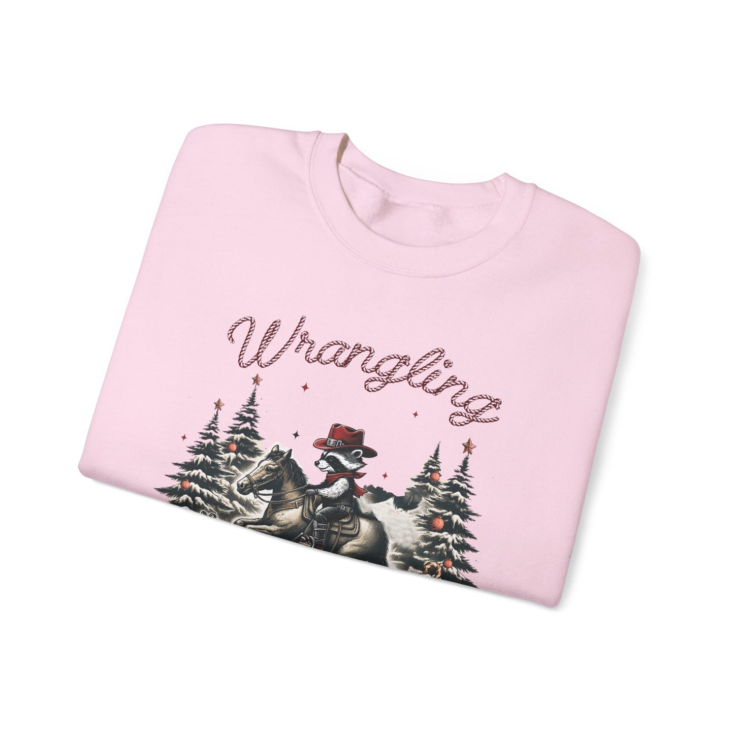 Wrangling Christmas Cheer Crewneck Sweatshirt