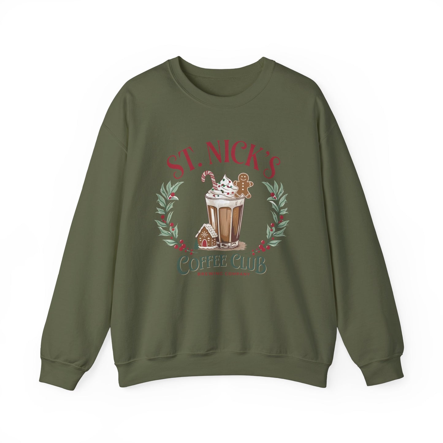 St. Nick's Coffee Club Crewneck Sweatshirt