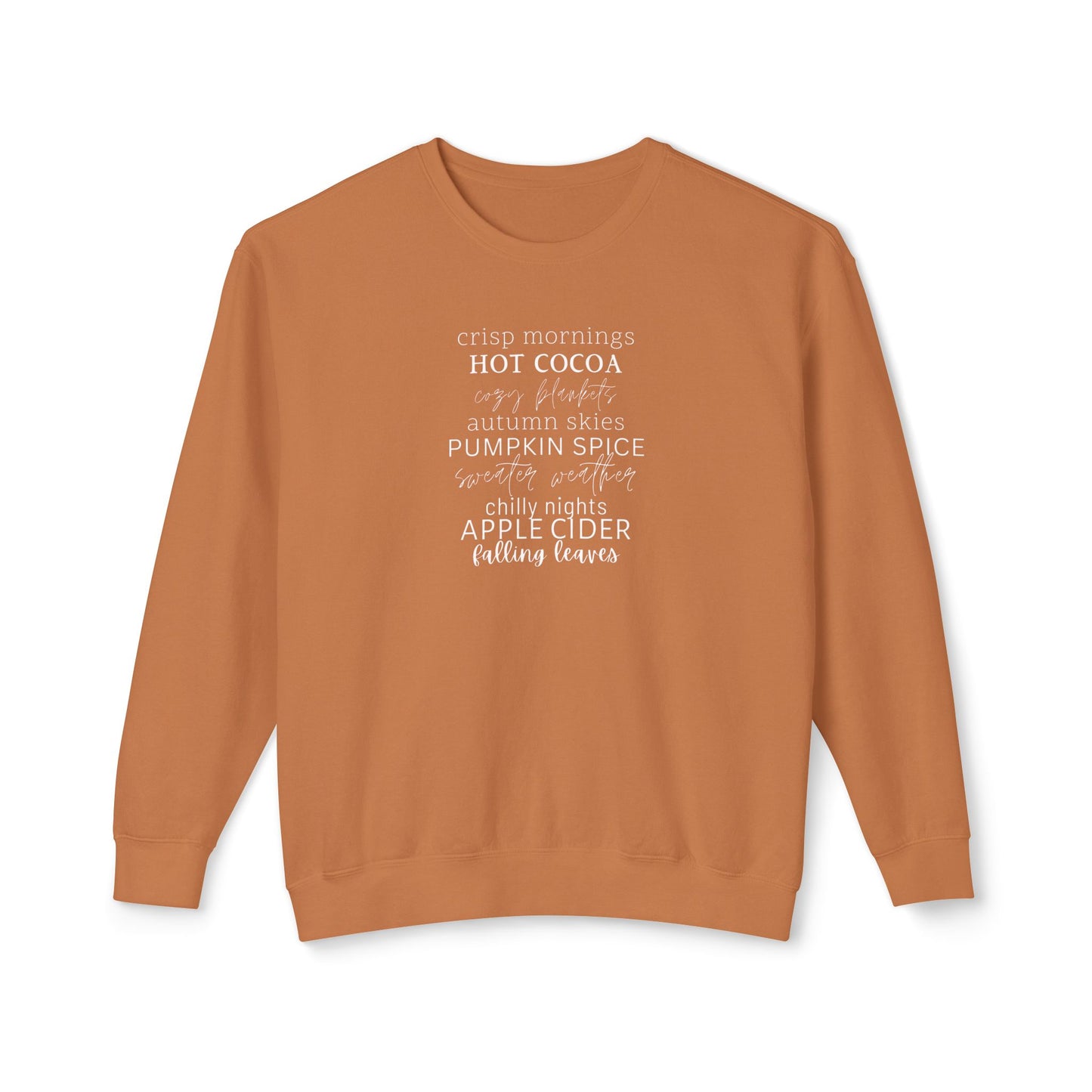 Fall Activities Lightweight Crewneck