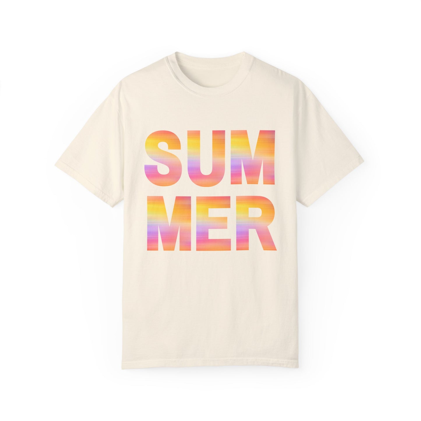 Summer Ombre Letters T-Shirt