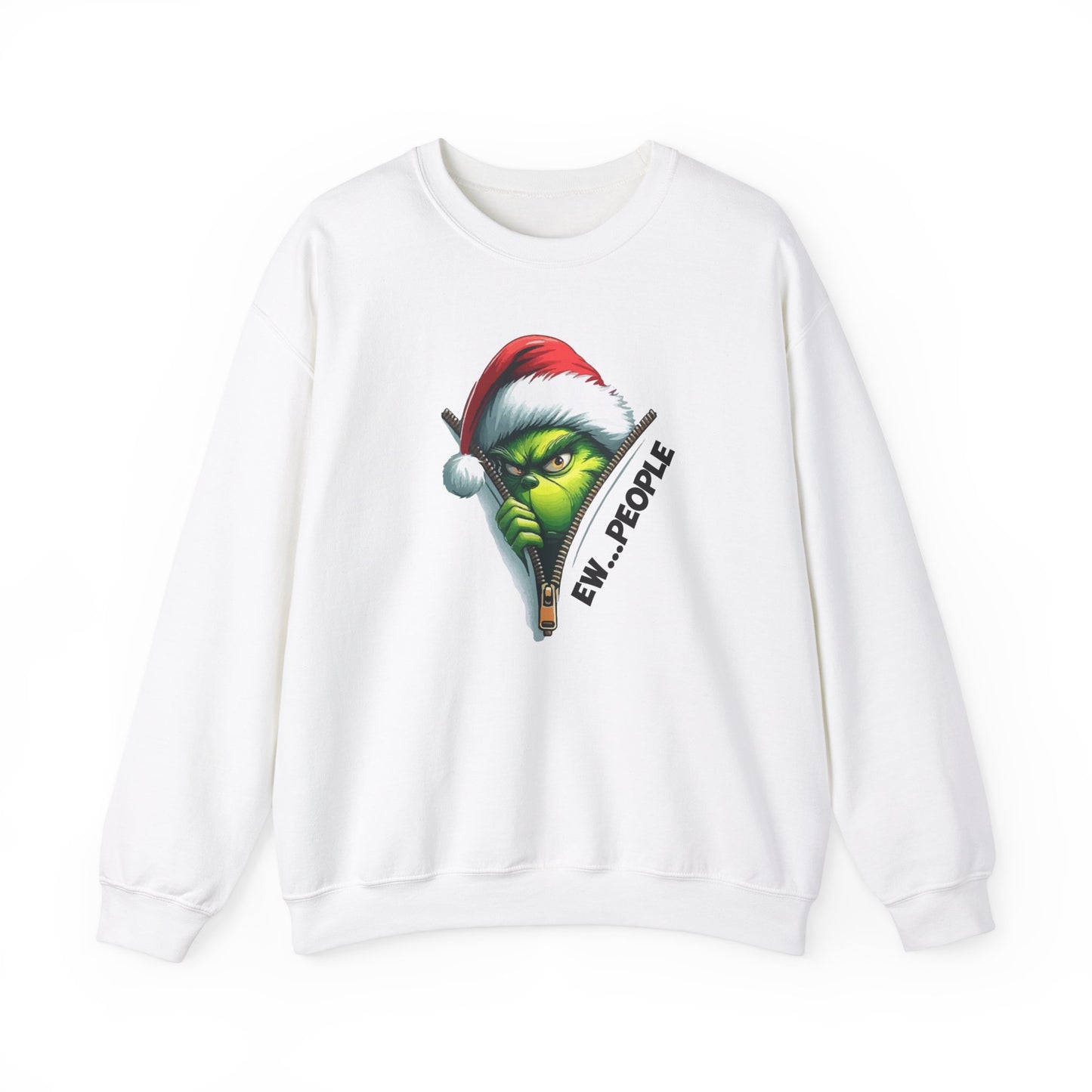 Grinch Ew..People Crewneck Sweatshirt