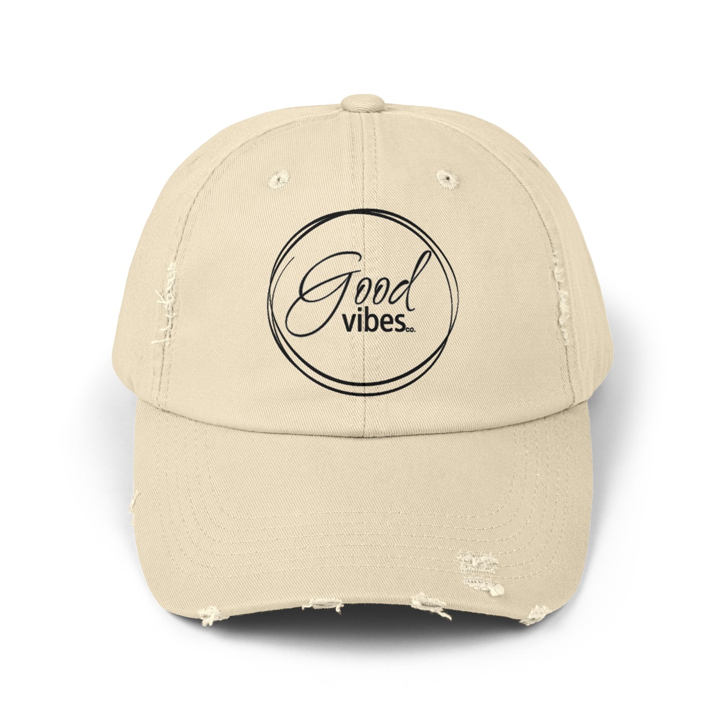 Good Vibes LOGO Distressed Hat