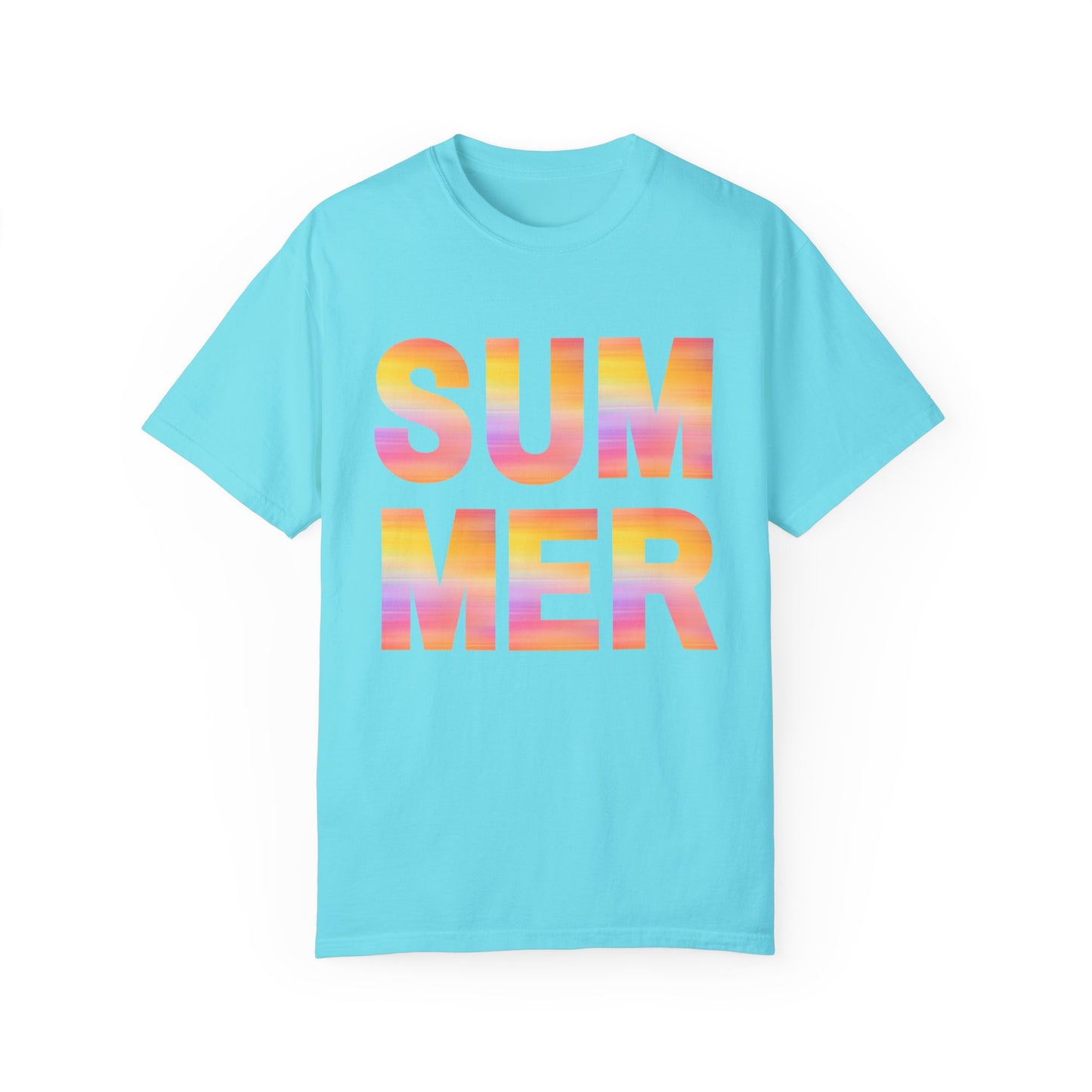 Summer Ombre Letters T-Shirt