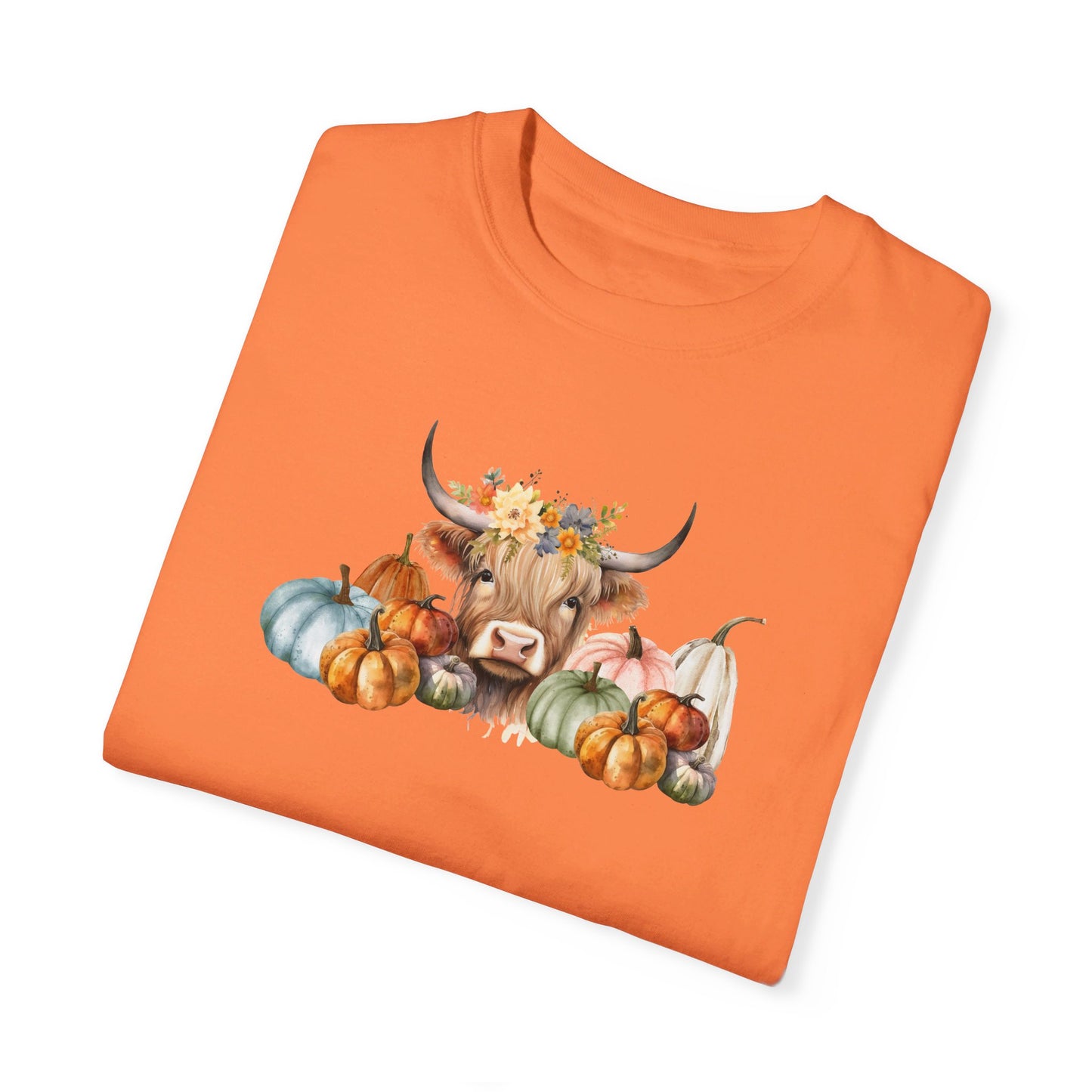 Highland Cow Pumpkin T-Shirt