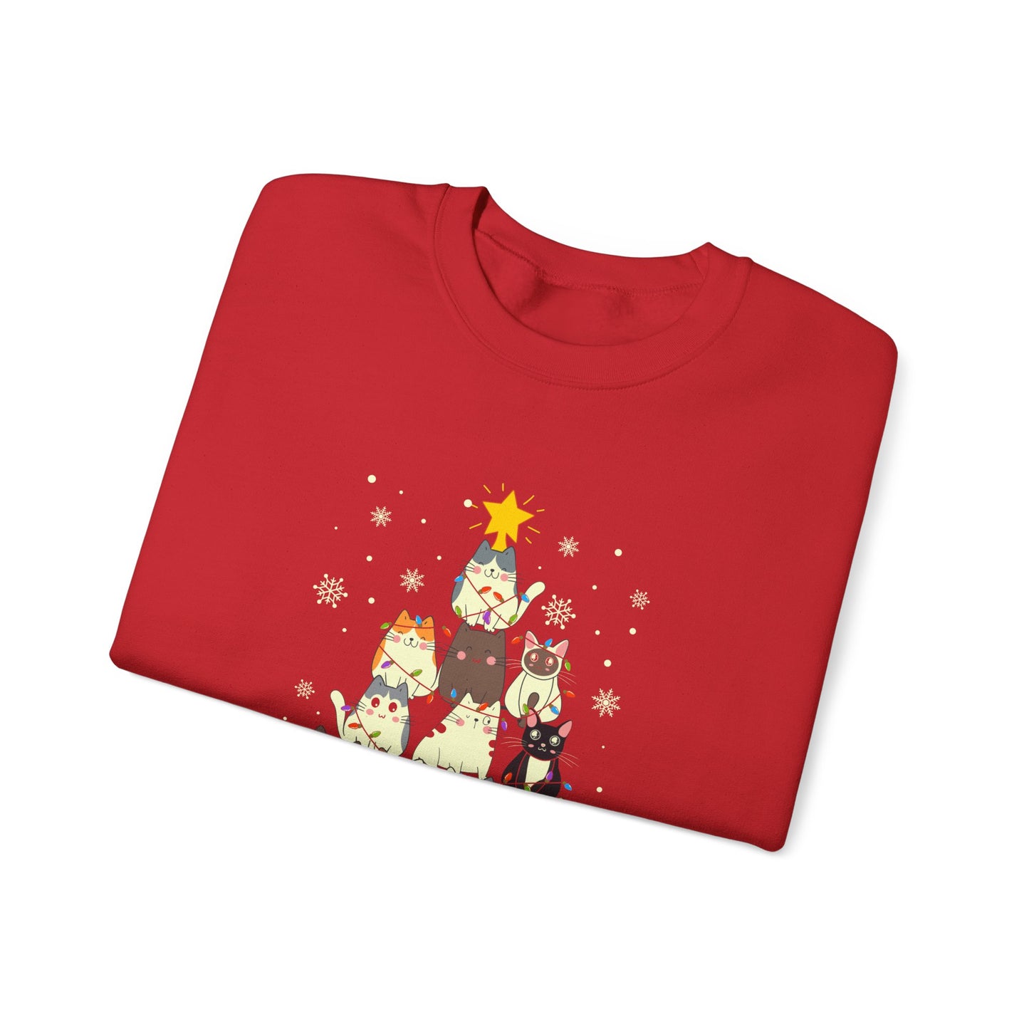 Meowy Christmas Crewneck Sweatshirt