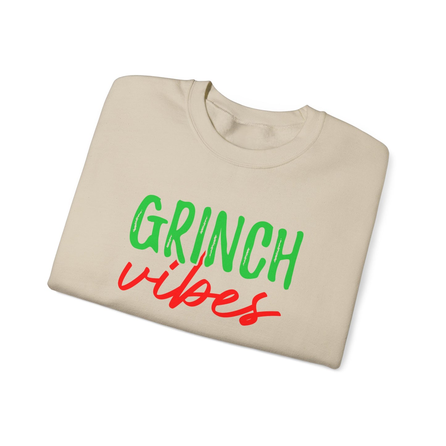 Grinch Vibes Crewneck Sweatshirt