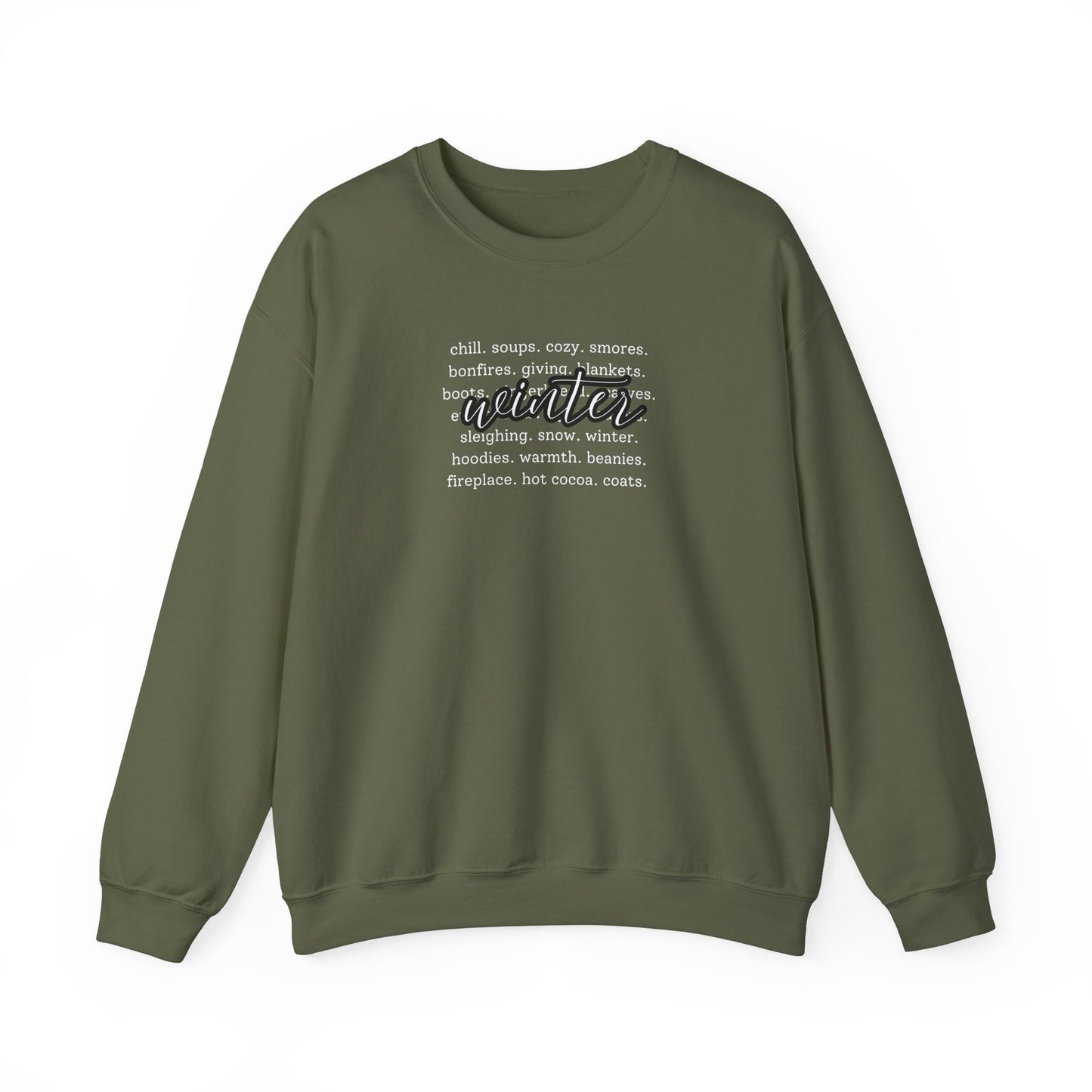 Winter Activities Crewneck Sweatshirt