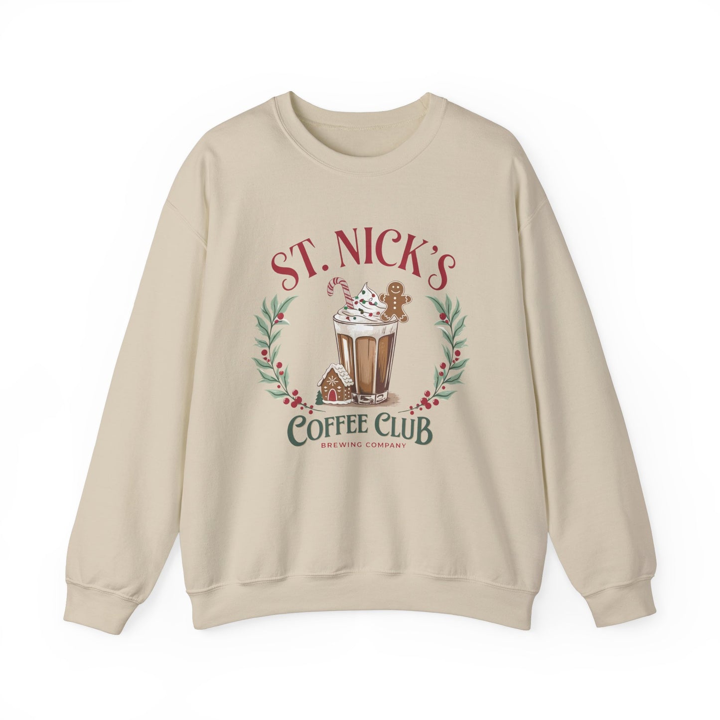 St. Nick's Coffee Club Crewneck Sweatshirt