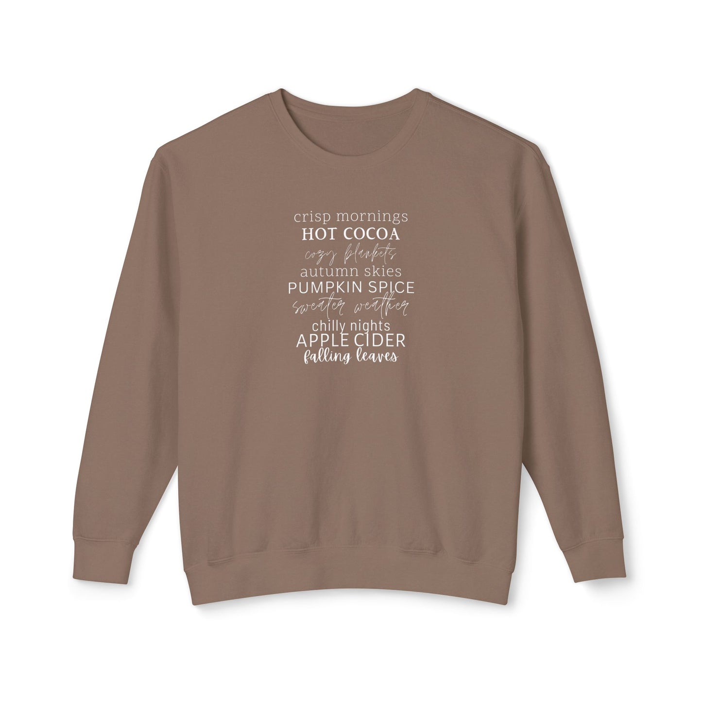 Fall Activities Lightweight Crewneck