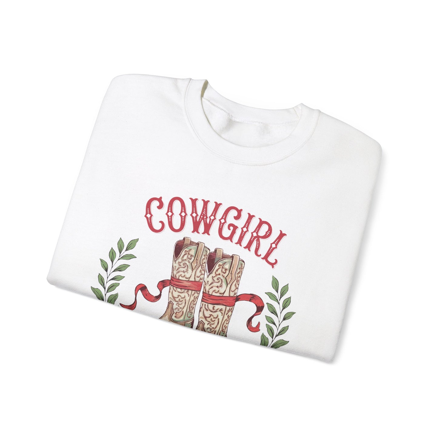 Cowgirl Christmas Club Crewneck Sweatshirt