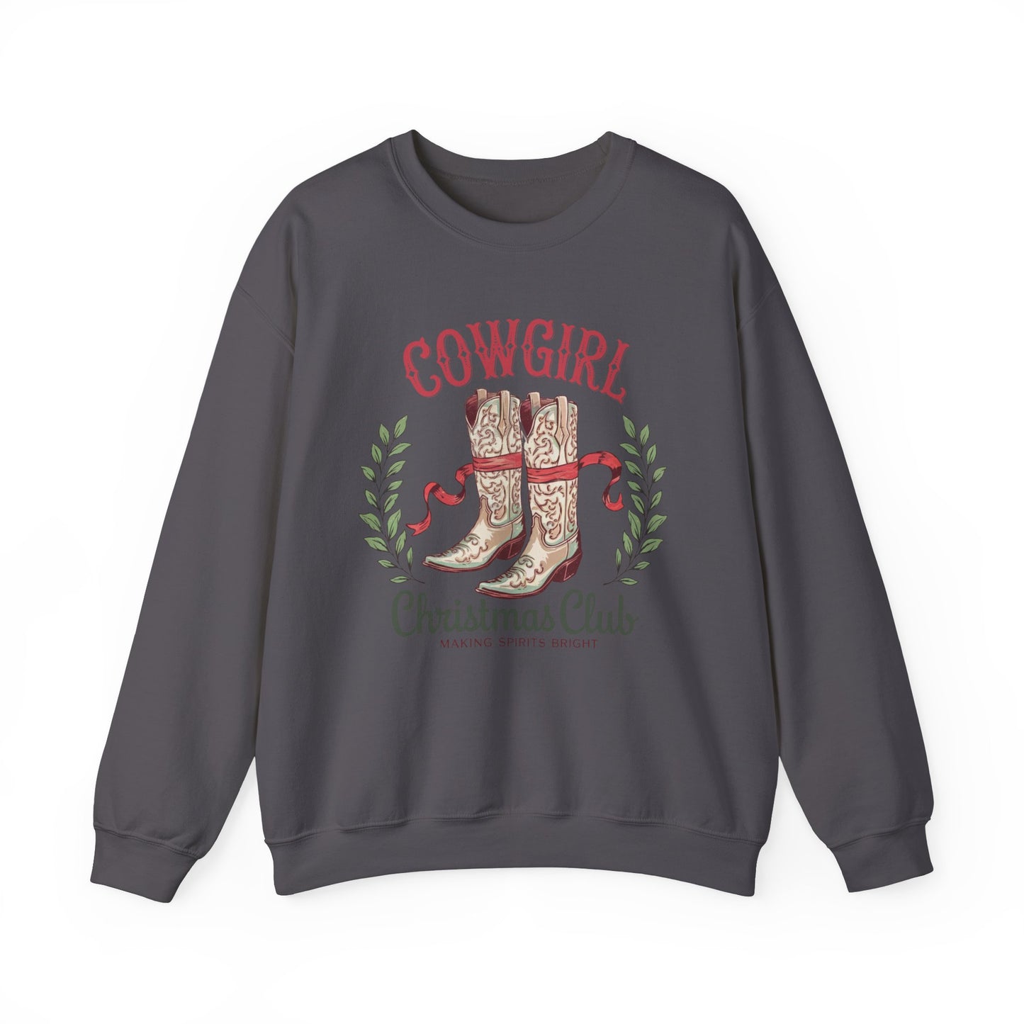 Cowgirl Christmas Club Crewneck Sweatshirt