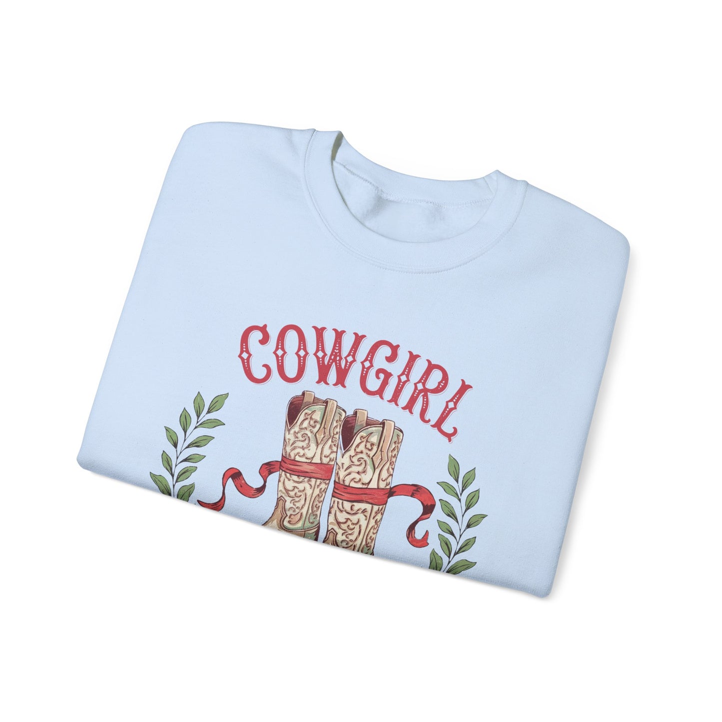 Cowgirl Christmas Club Crewneck Sweatshirt