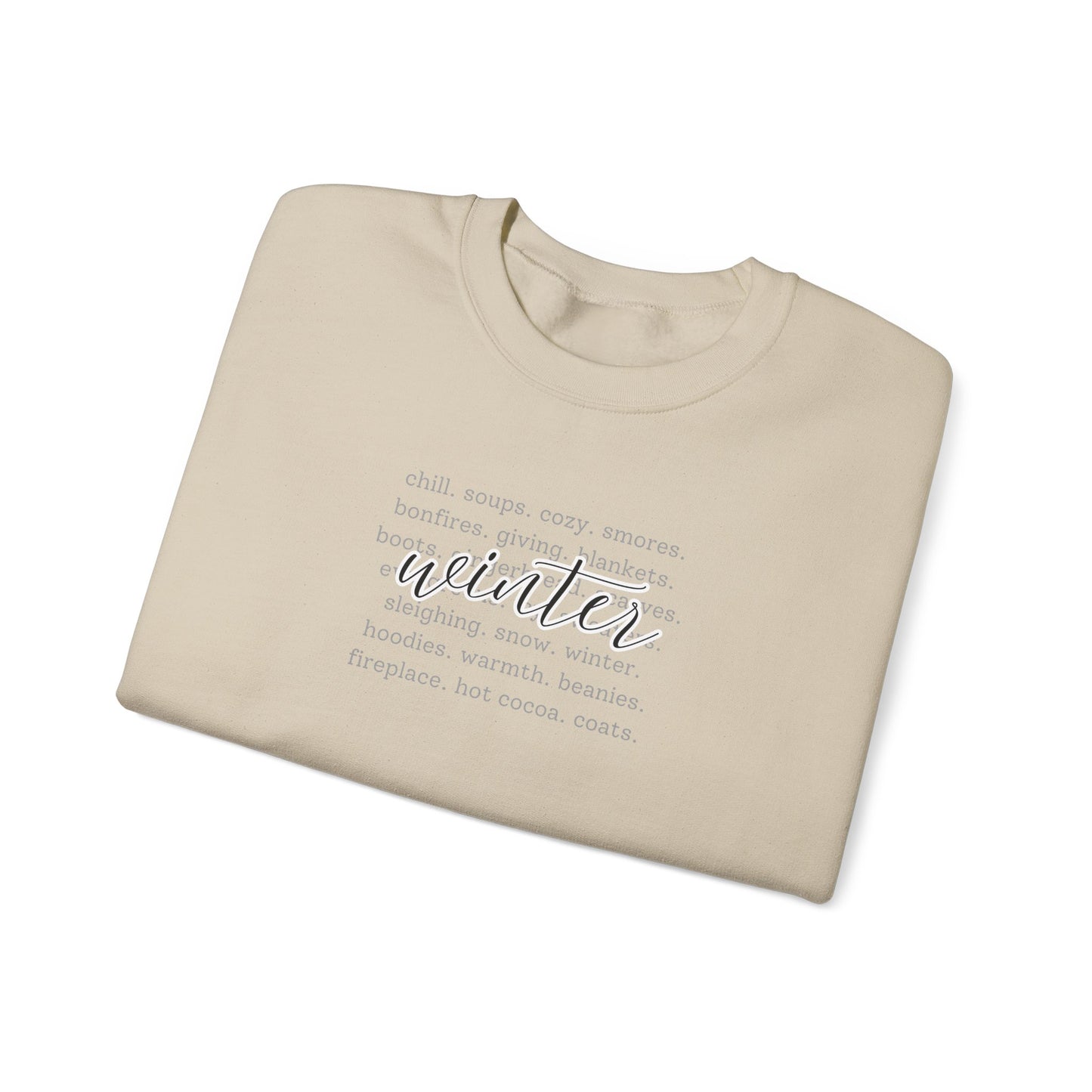 Winter Activities Crewneck Sweatshirt