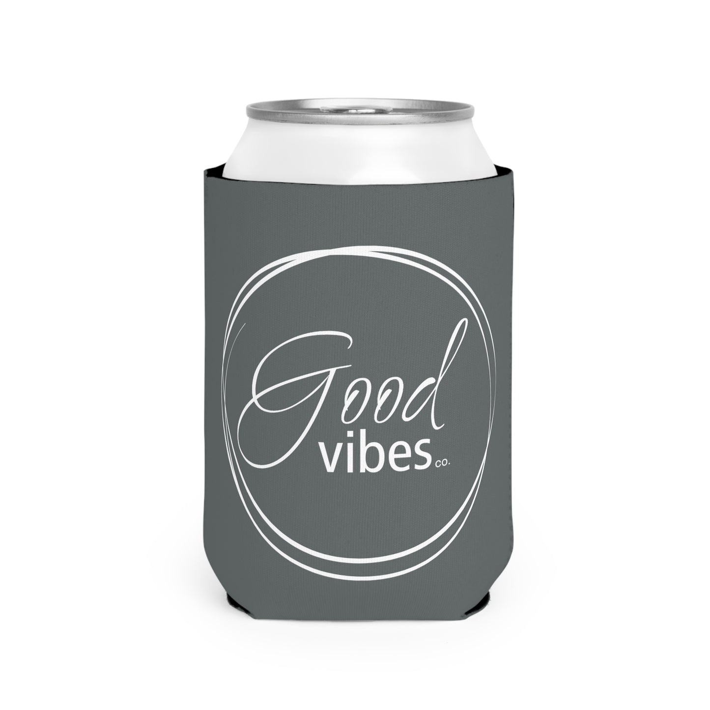 Good Vibes Koozie - Grey