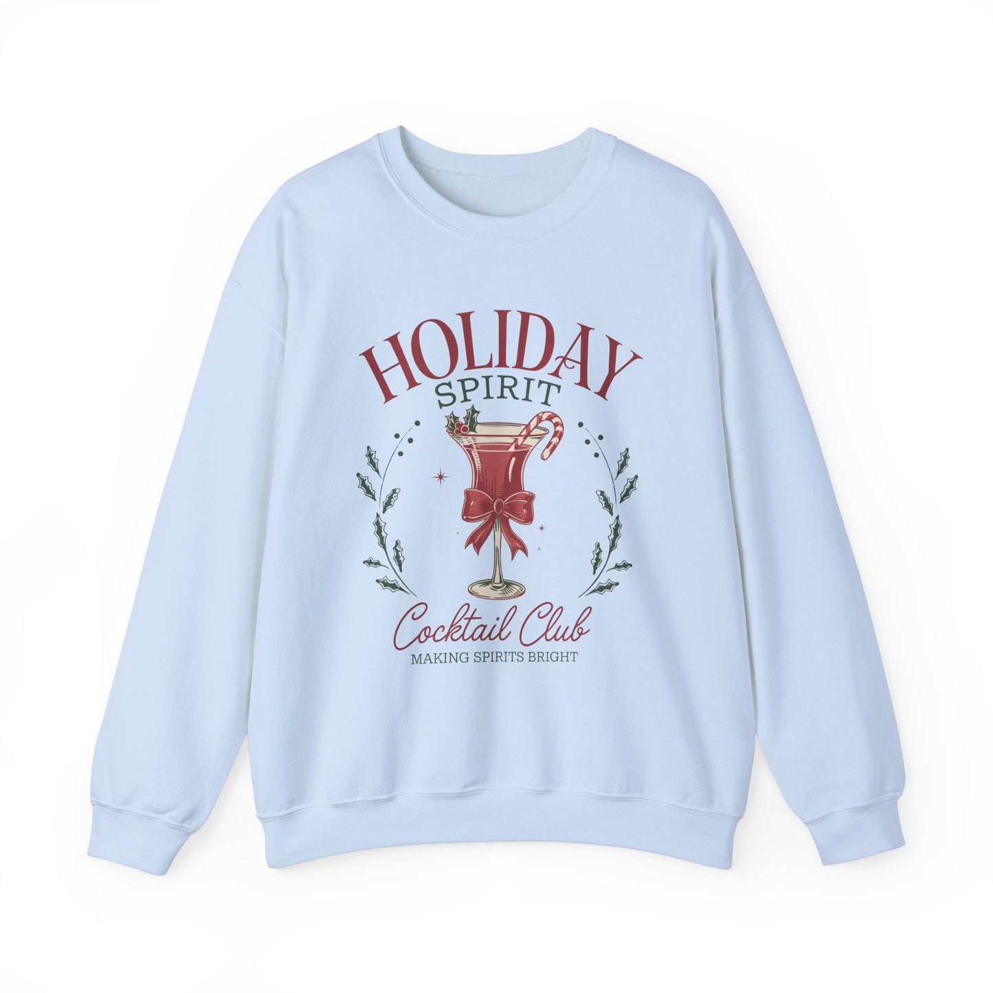 Holiday Spirit Cocktail Club Crewneck Sweatshirt